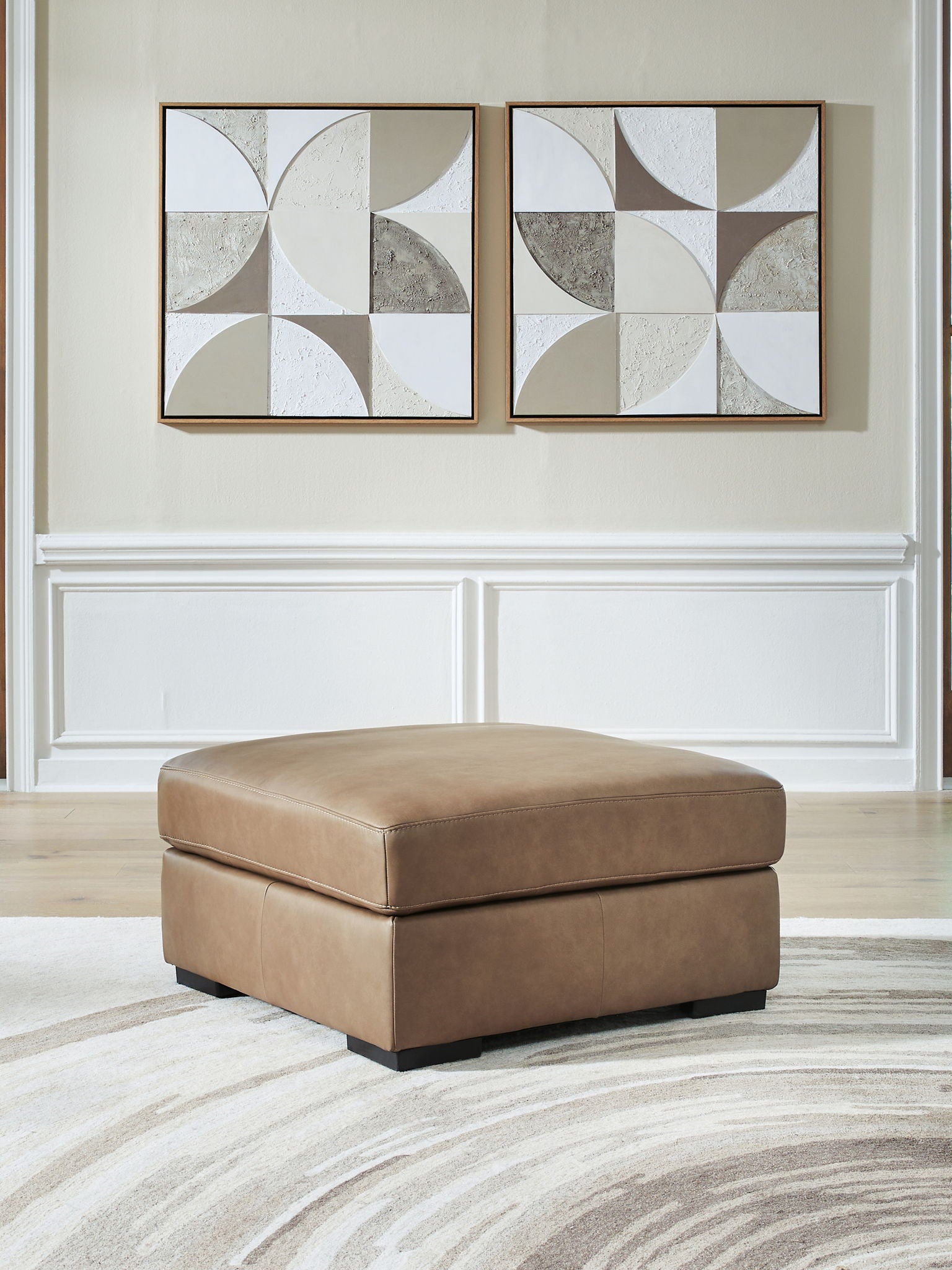 Veronella - Oversized Accent Ottoman - Sahara - Urban Living Furniture (Los Angeles, CA)