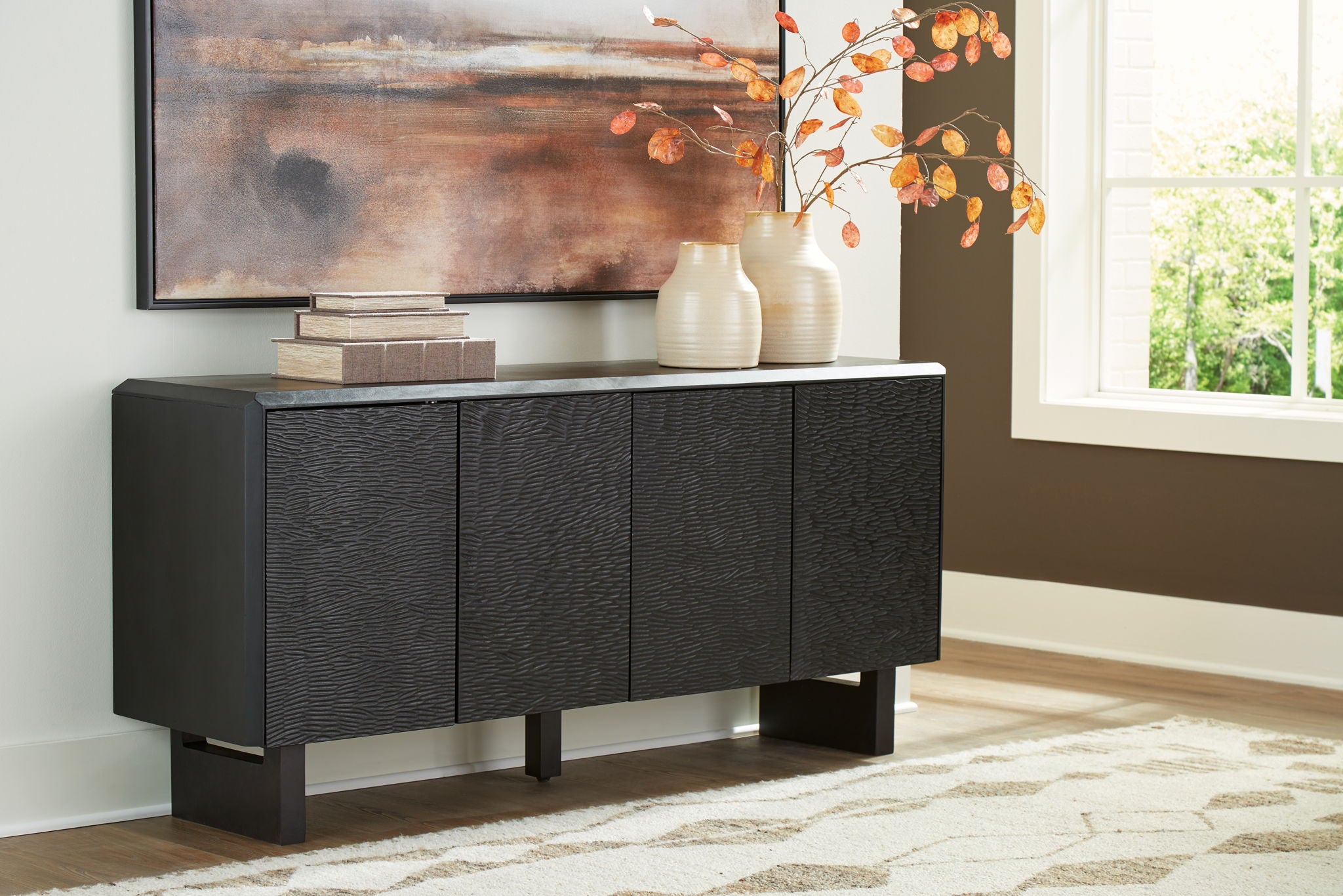 Farrelmore - Black - Accent Cabinet - Urban Living Furniture (Los Angeles, CA)