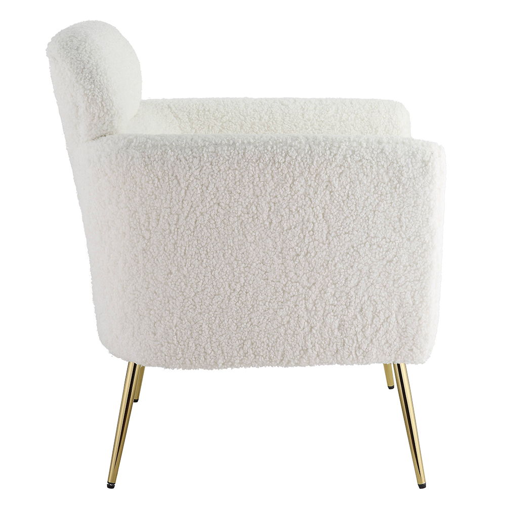 Connock - Accent Chair - White Teddy Sherpa - Urban Living Furniture (Los Angeles, CA)