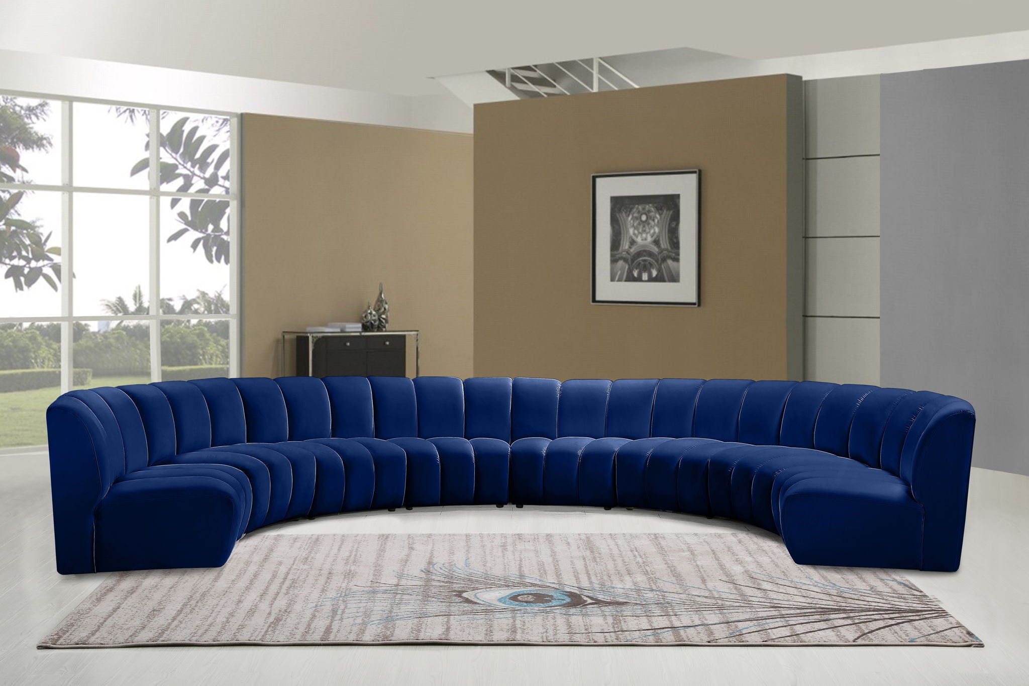 Infinity - 8 Piece Velvet Modular Sectional - Urban Living Furniture (Los Angeles, CA)