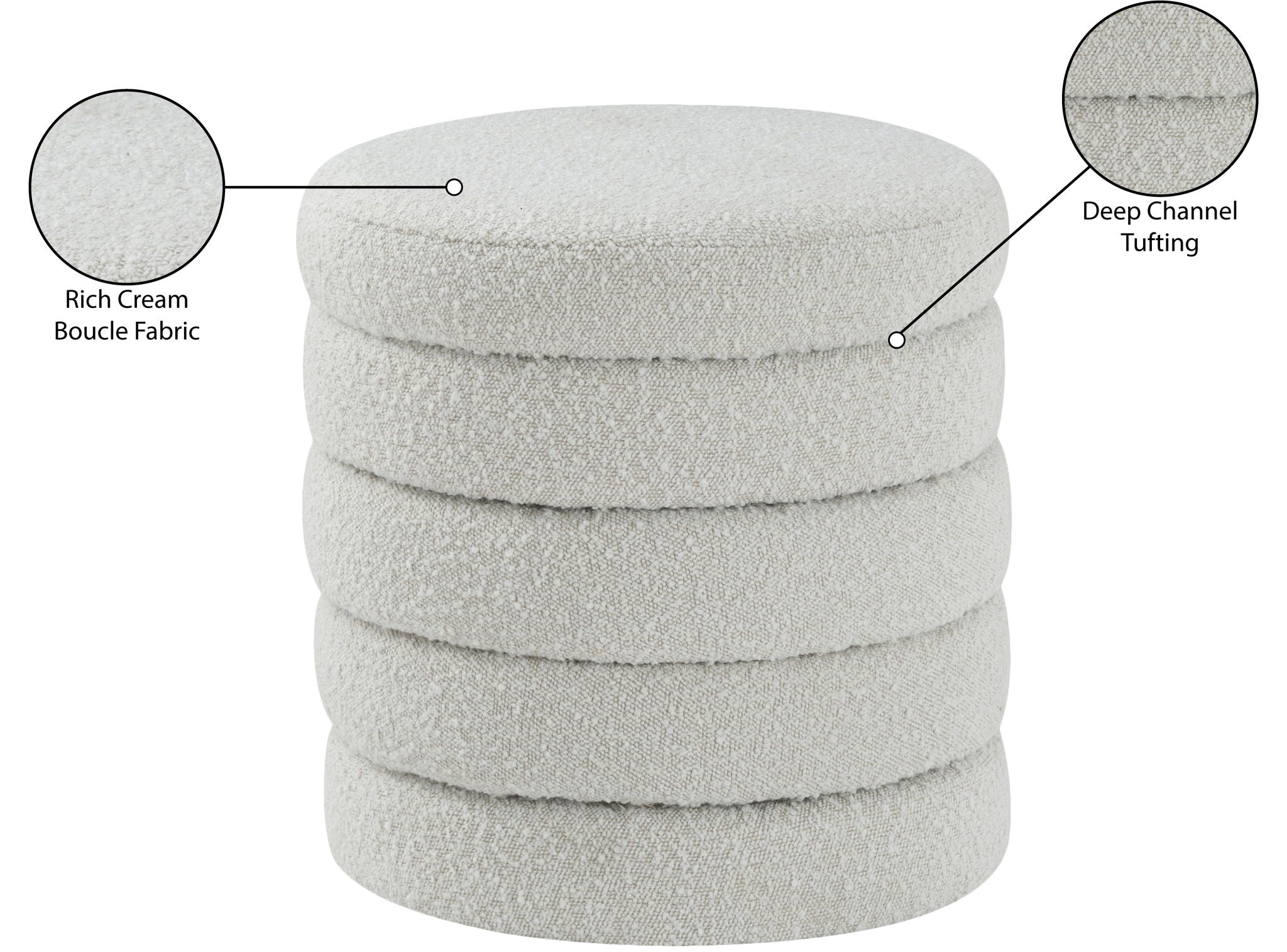 Aphia - Ottoman, Stool - Urban Living Furniture (Los Angeles, CA)