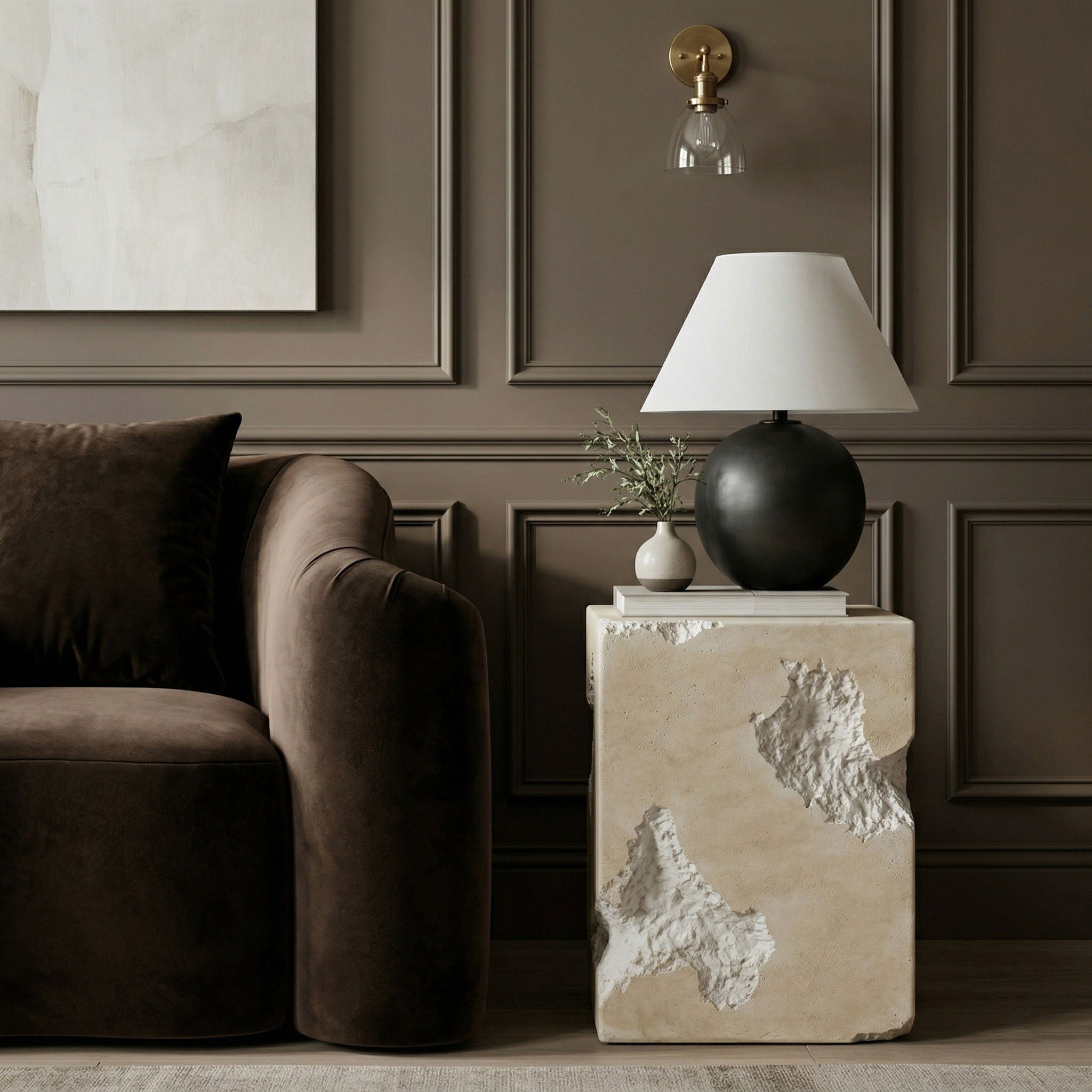Naturae - Indoor&Outdoor End/Side Table - Beige - Urban Living Furniture (Los Angeles, CA)