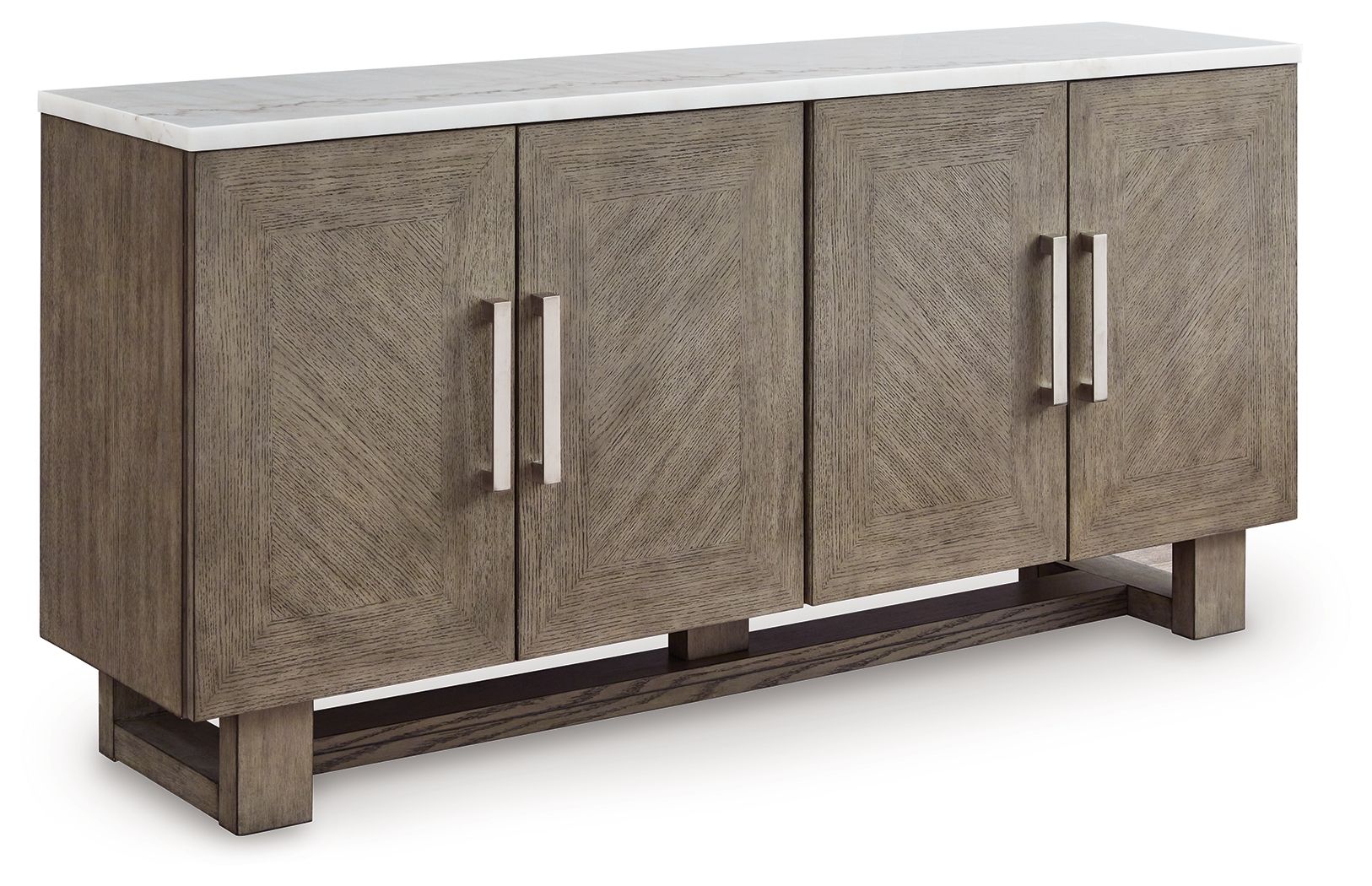 Loyaska - Grayish Brown / White - Extra Large TV Stand - Urban Living Furniture (Los Angeles, CA)