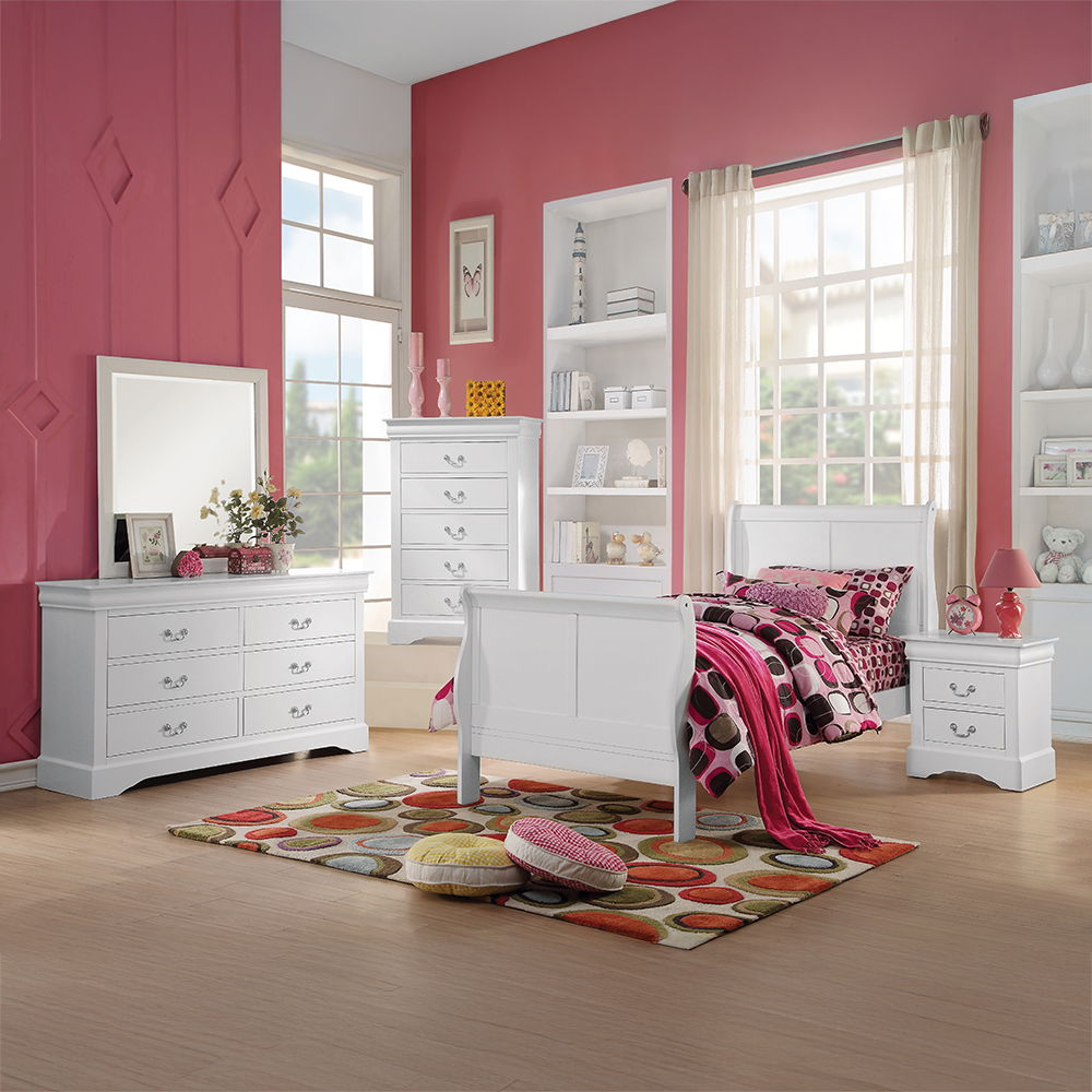 Louis Philippe III - Bed (FB 34"H) - Urban Living Furniture (Los Angeles, CA)