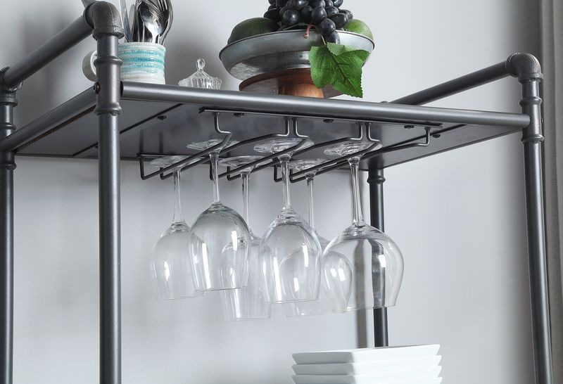 Brantley - Wine Rack - Antique Oak & Sandy Gray - Urban Living Furniture (Los Angeles, CA)