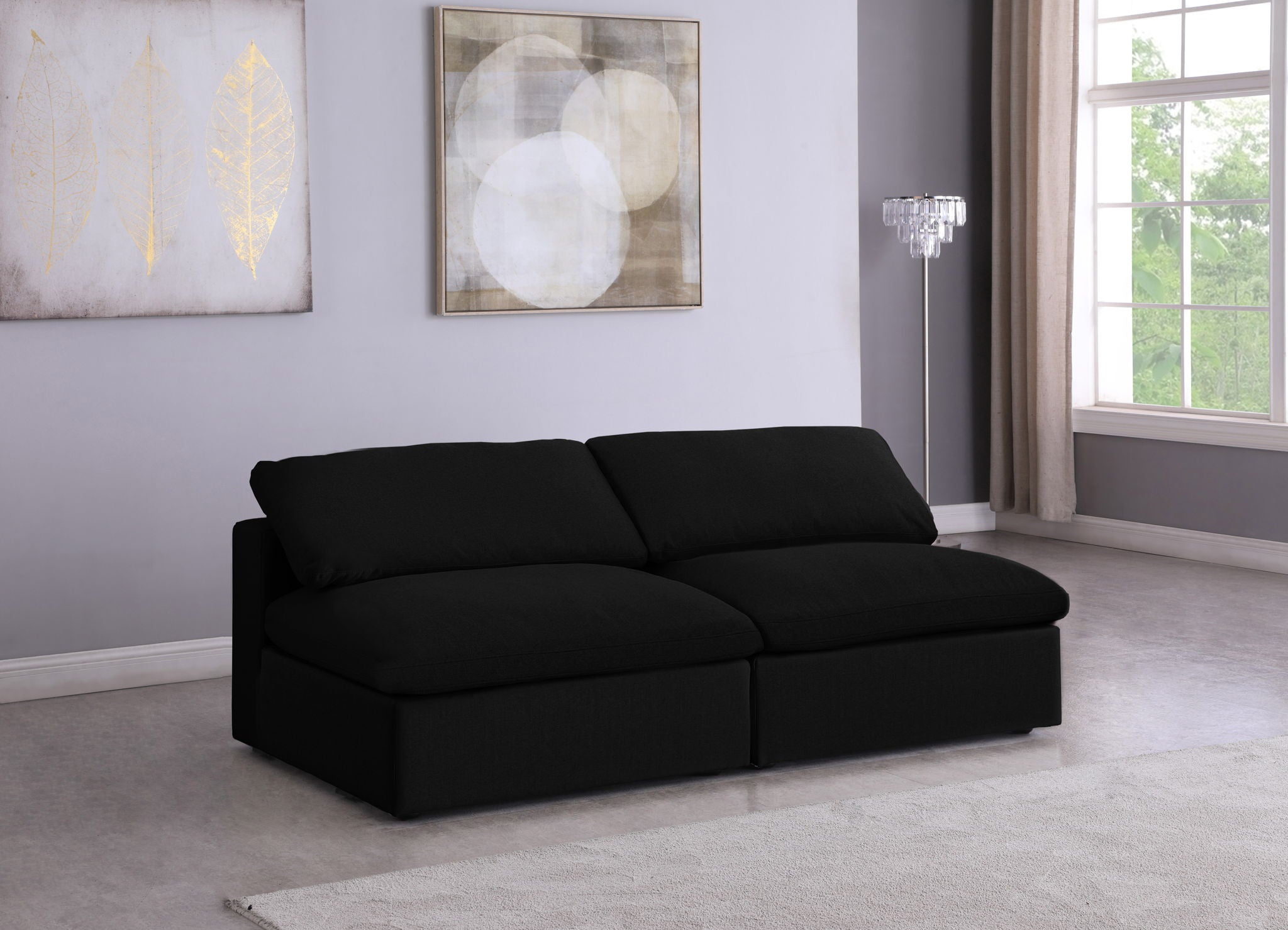 Serene - Modular Armless 2 Seat Sofa - Urban Living Furniture (Los Angeles, CA)