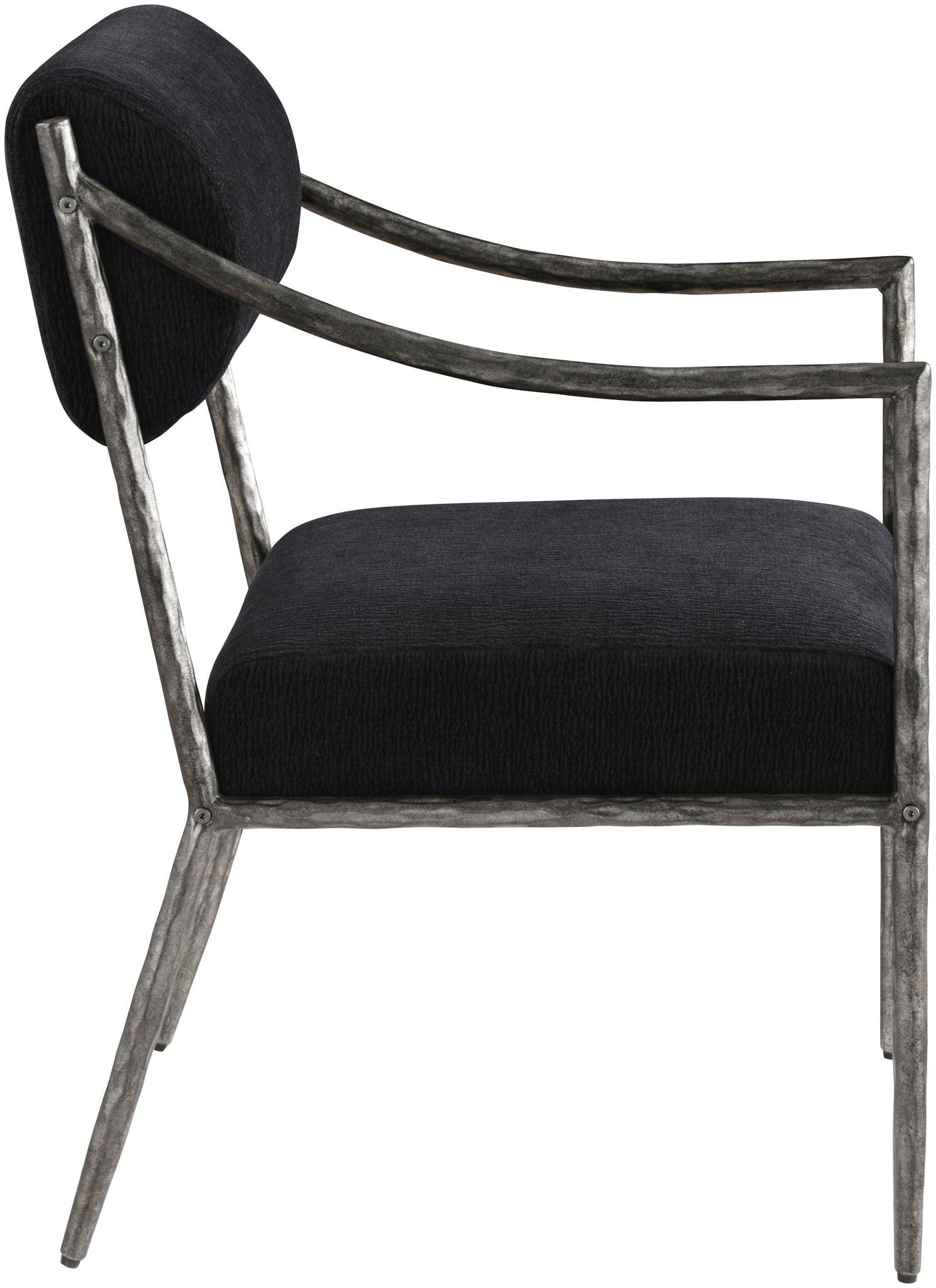 Bastille - Upholstered Dining Arm Chair (Set of 2) - Silver Frame - Urban Living Furniture (Los Angeles, CA)