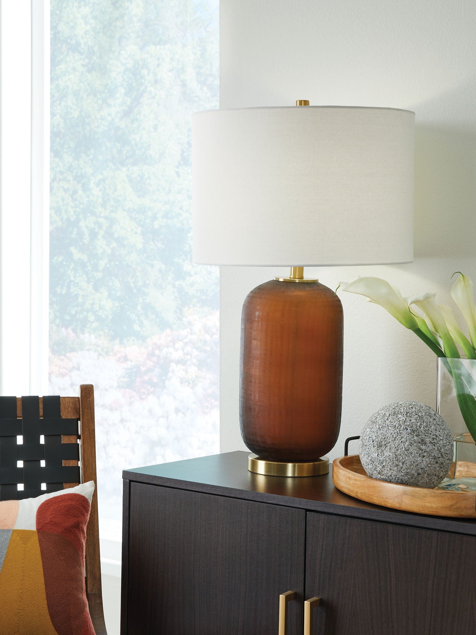 Farberman - Amber - Glass Table Lamp - Urban Living Furniture (Los Angeles, CA)