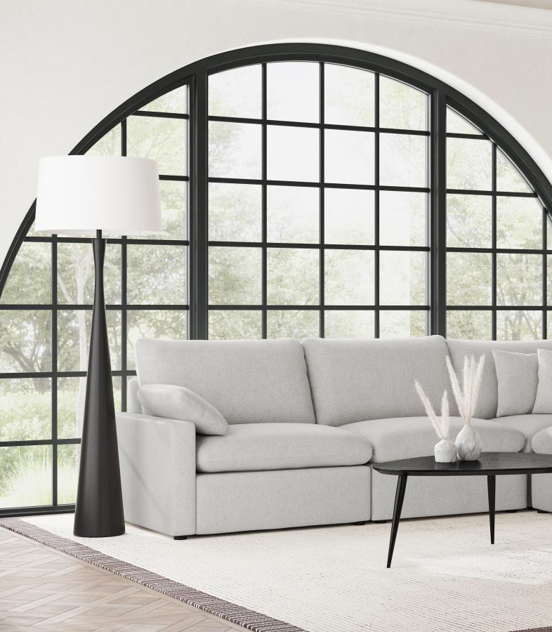 Collins - Modular Power Reclining Sectional Power Armless Chair - Gray