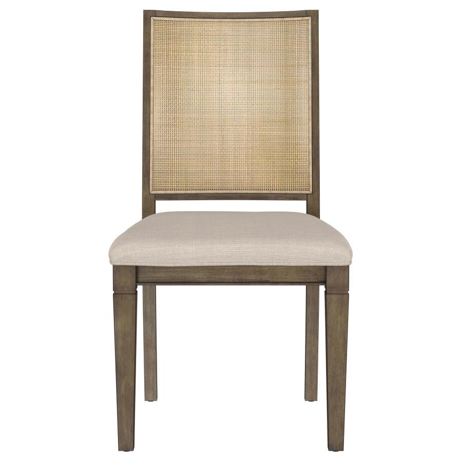 Matisse - Woven Rattan Back Dining Side Chair Brown (Set of 2) - Dark Brown - Urban Living Furniture (Los Angeles, CA)
