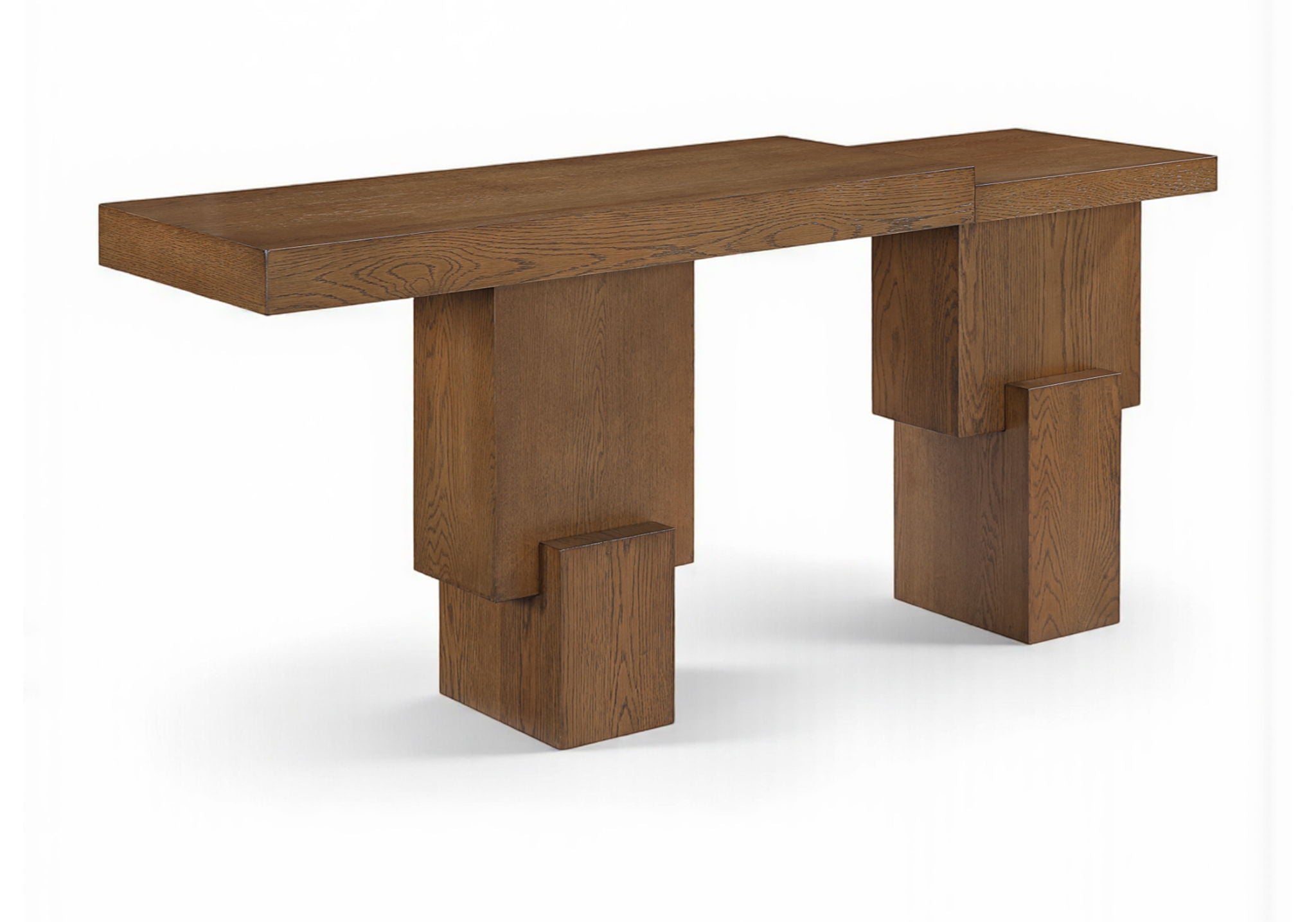 Anzio - Oak Veneer And Solid Wood Console Table - Urban Living Furniture (Los Angeles, CA)