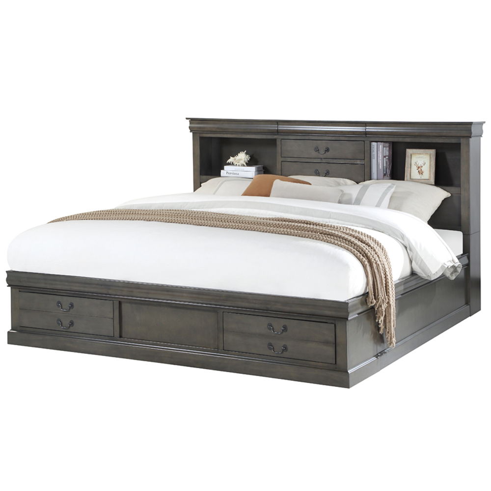 Louis Philippe III - Bed w/Storage - Urban Living Furniture (Los Angeles, CA)