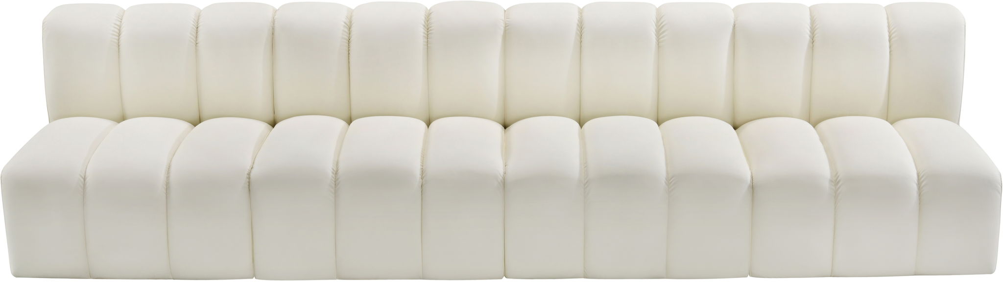 Arc - Faux Leather 4 Seats Modular Sofa - Urban Living Furniture (Los Angeles, CA)