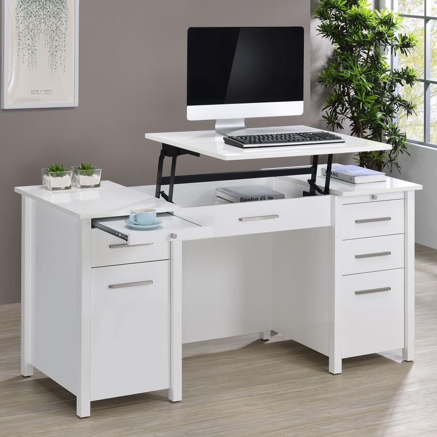 Dylan - 4-Drawer Lift Top Office Desk - Urban Living Furniture (Los Angeles, CA)
