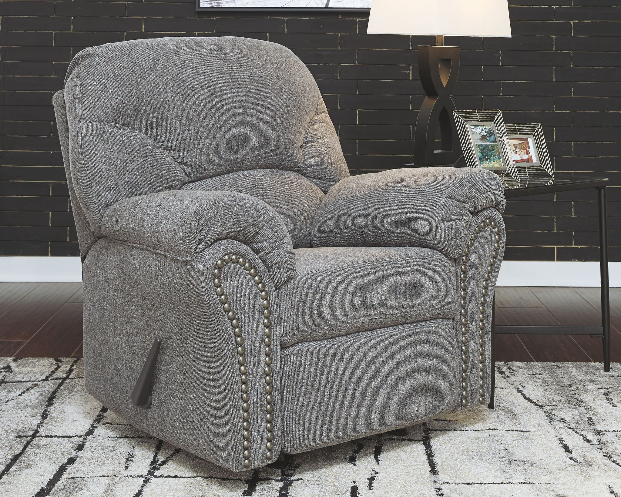 Allmaxx - Pewter - Rocker Recliner - Urban Living Furniture (Los Angeles, CA)