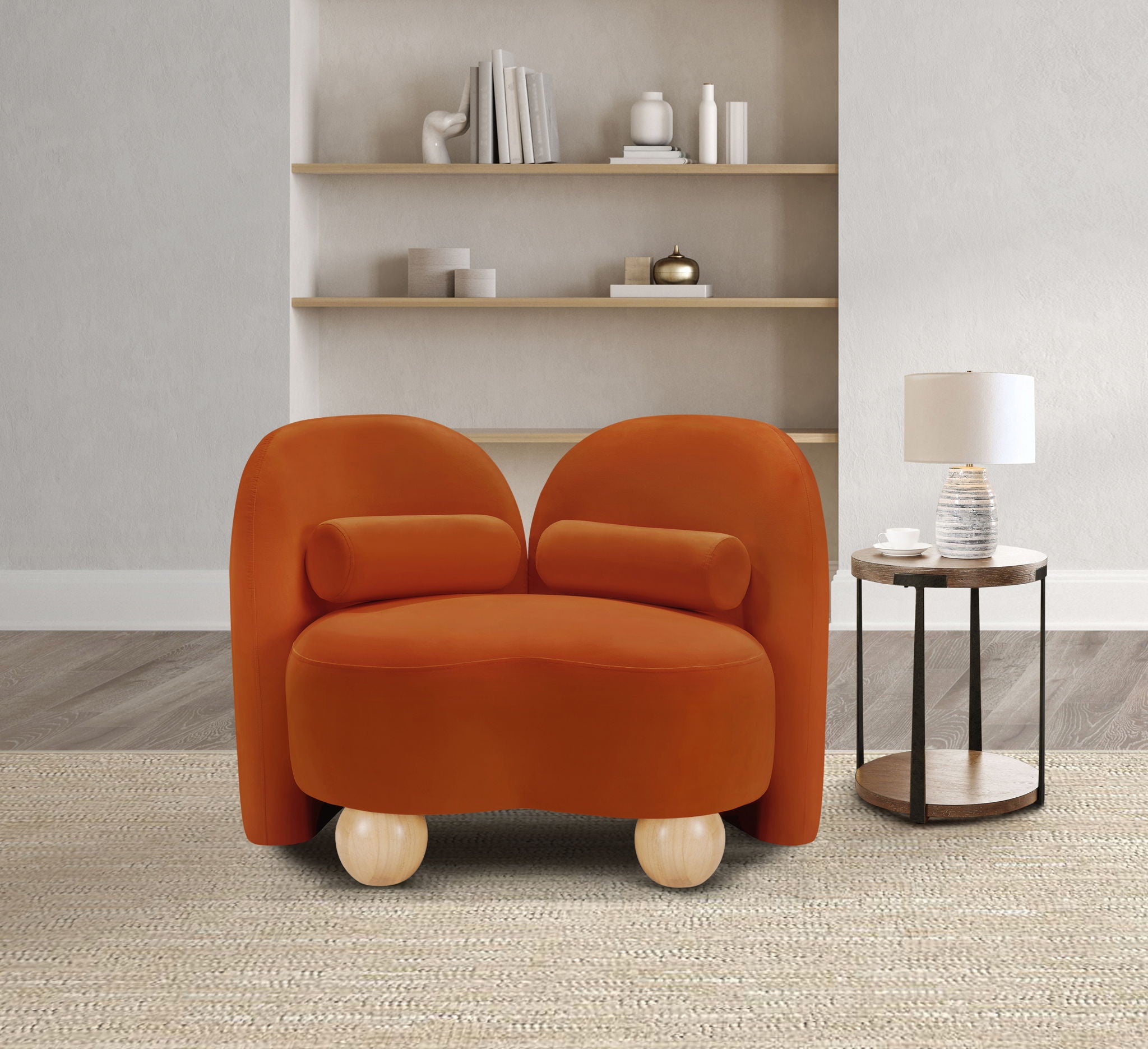 Daphne - Velvet Chair - Urban Living Furniture (Los Angeles, CA)