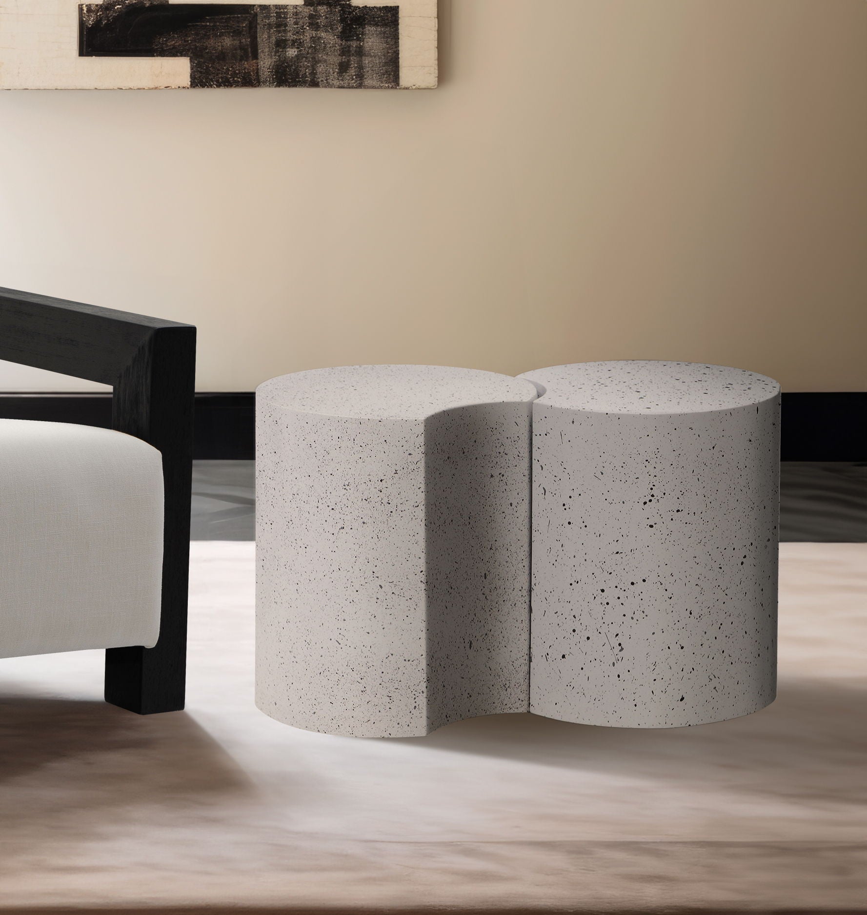 Dimple - 2 Piece Modular End Table - Terazzo Finish - Urban Living Furniture (Los Angeles, CA)