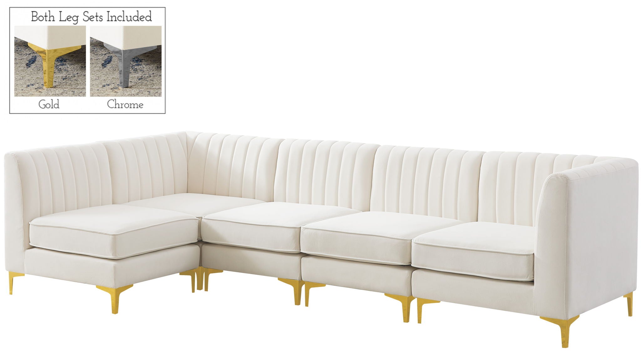 Alina - 5 Piece Modular Sectional - Urban Living Furniture (Los Angeles, CA)
