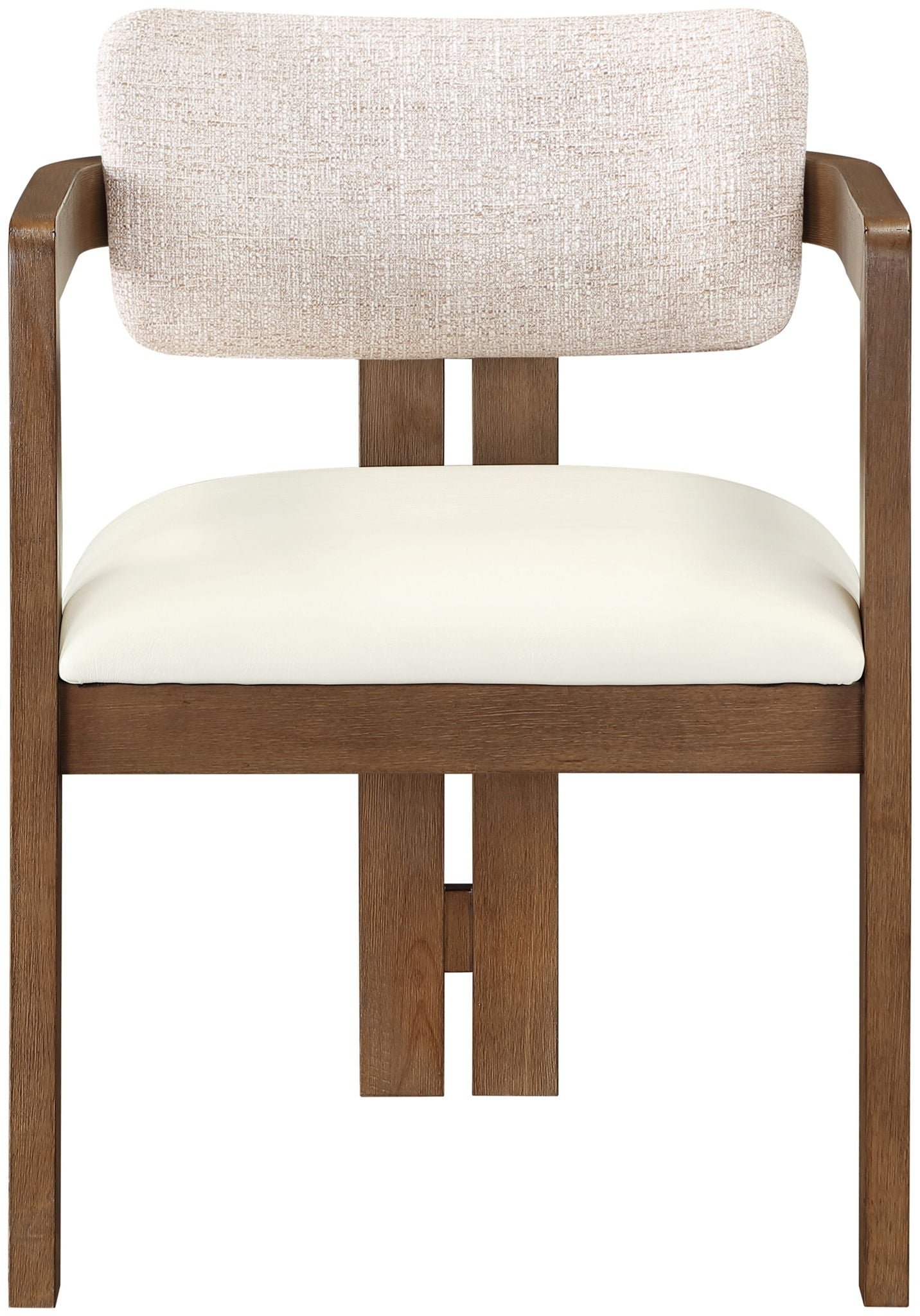 Ravina - Upholstered Dining Chair With Stained Brown Base (Set of 2)