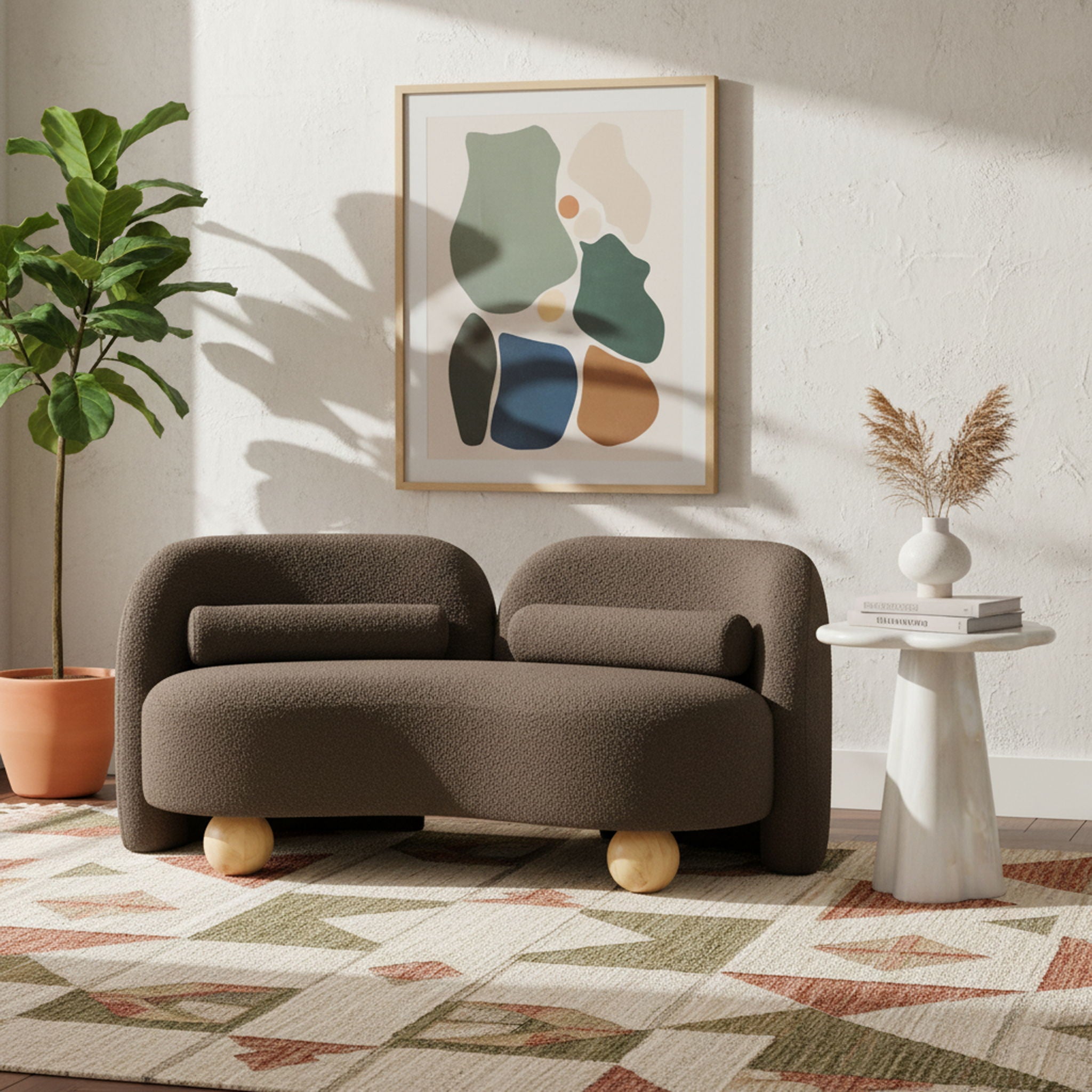 Daphne - Boucle Loveseat - Urban Living Furniture (Los Angeles, CA)