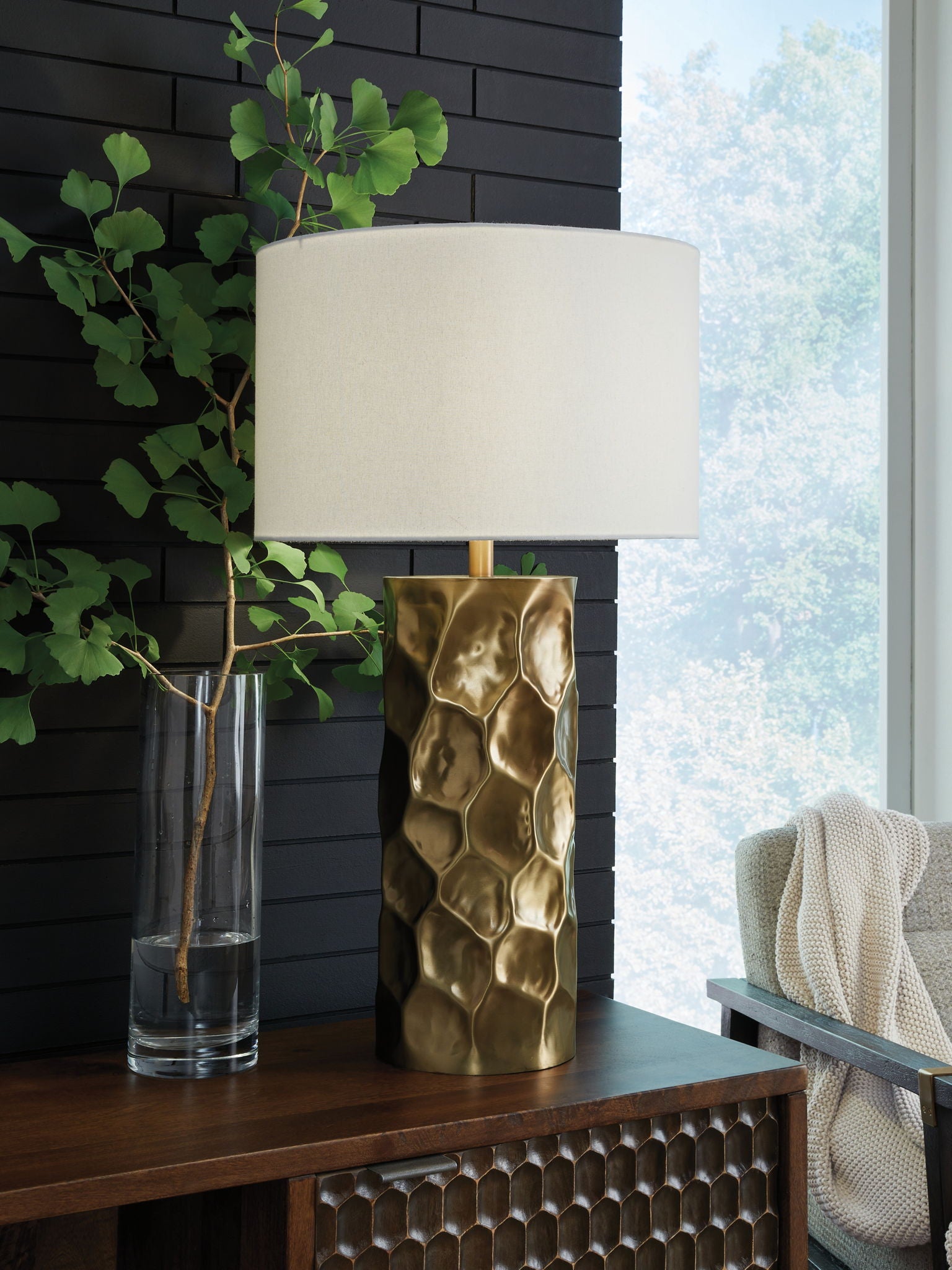 Marshawn - Gold Finish - Metal Table Lamp - Urban Living Furniture (Los Angeles, CA)