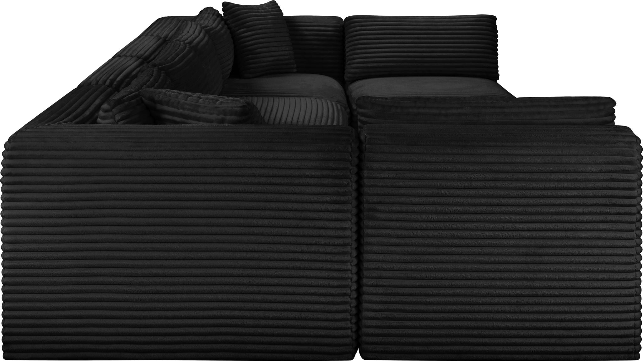 Shaggy - 6 Piece Modular U-Shaped Armless Sectional - Urban Living Furniture (Los Angeles, CA)