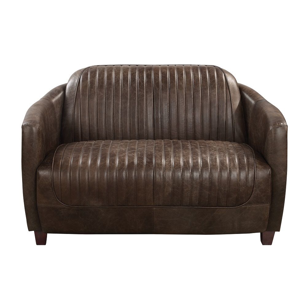 Brancaster - Loveseat - Antique Slate Top Grain Leather - Urban Living Furniture (Los Angeles, CA)