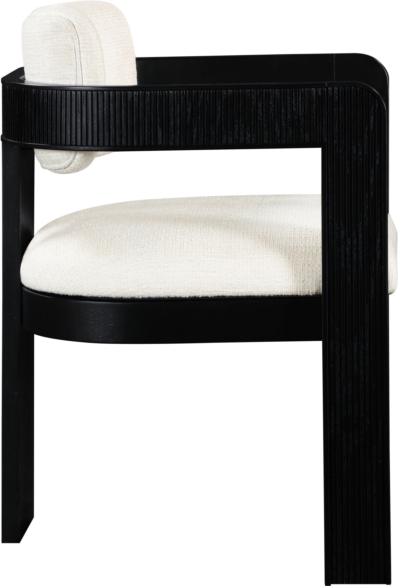 Sacha - Linen Dining Chair With Black Base (Set of 2) - Urban Living Furniture (Los Angeles, CA)