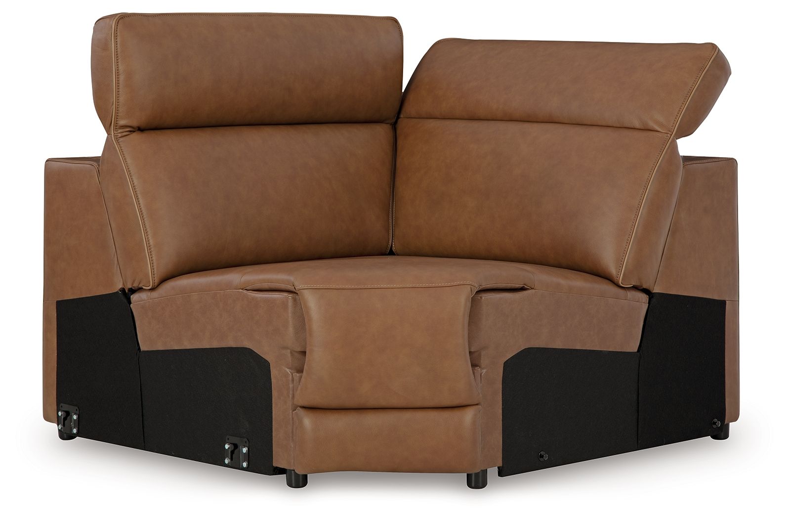 Magic Man - Caramel - Wedge With Manual Headrest - Urban Living Furniture (Los Angeles, CA)