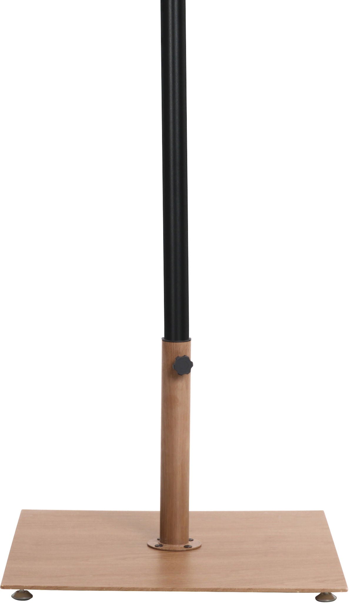 Fiji - Aluminum Patio Umbrella With Square Teak And Black Base - Urban Living Furniture (Los Angeles, CA)