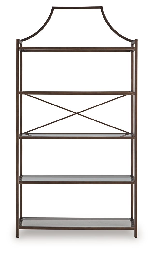 Bernonly - Antique Bronze Finish - Bookcase - Urban Living Furniture (Los Angeles, CA)