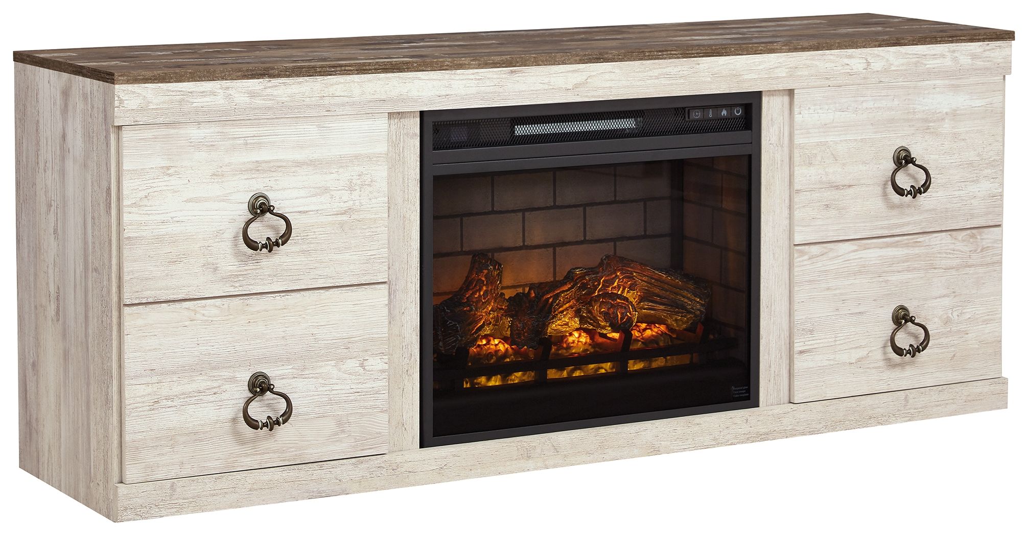 Willowton - Entertainment Center With Fireplace Option - Urban Living Furniture (Los Angeles, CA)