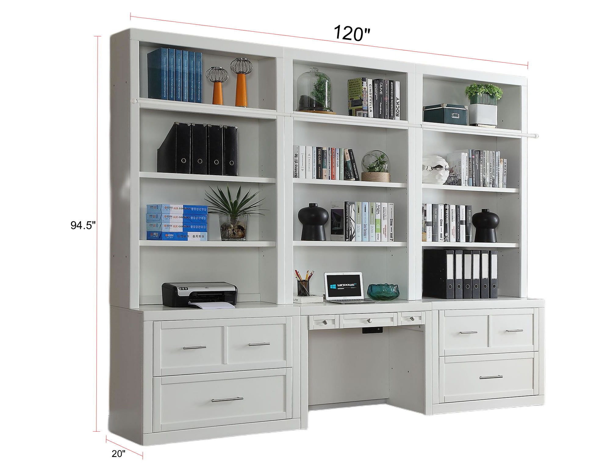 Catalina - Workspace Library Wall - Urban Living Furniture (Los Angeles, CA)