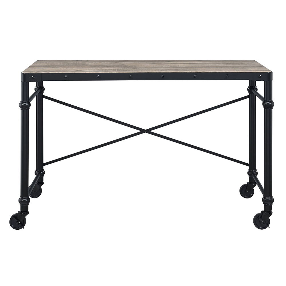 Oklarth - Writing Desk - Rustic Oak & Black - Urban Living Furniture (Los Angeles, CA)