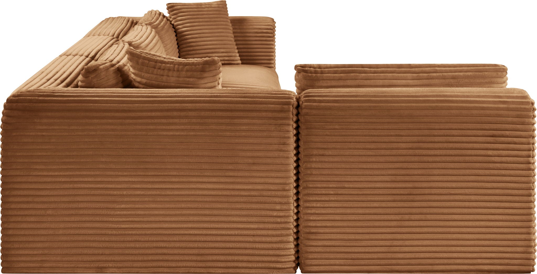 Shaggy - Fabric 4 Piece Modular Sectional - Urban Living Furniture (Los Angeles, CA)