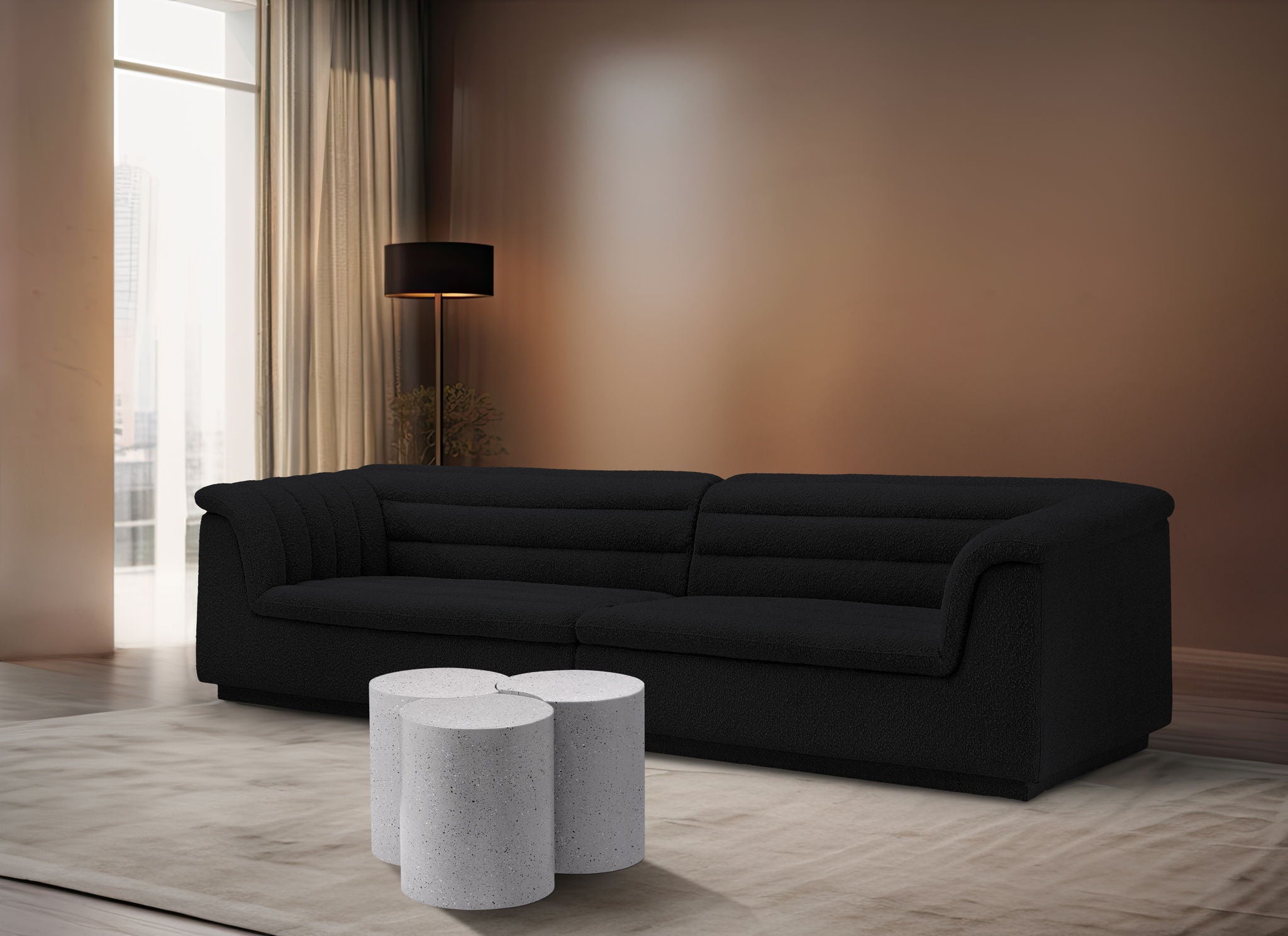 Dimple - 3 Piece Modular Coffee Table - Terazzo Finish - Urban Living Furniture (Los Angeles, CA)