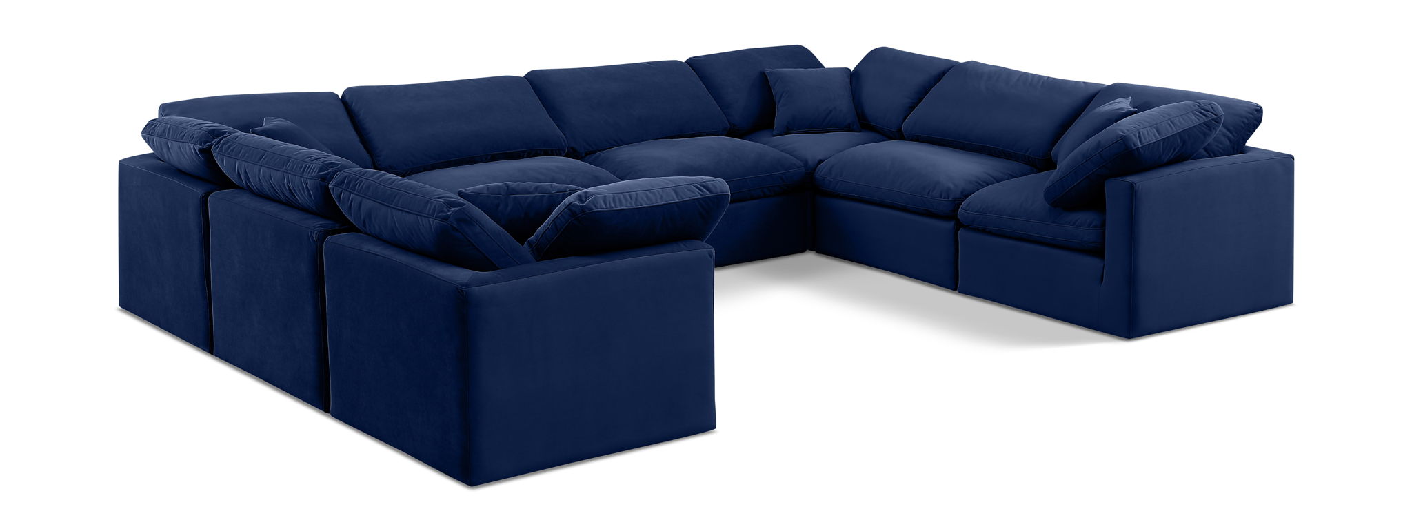 Indulge - Velvet 8 Piece Modular Sectional - Urban Living Furniture (Los Angeles, CA)