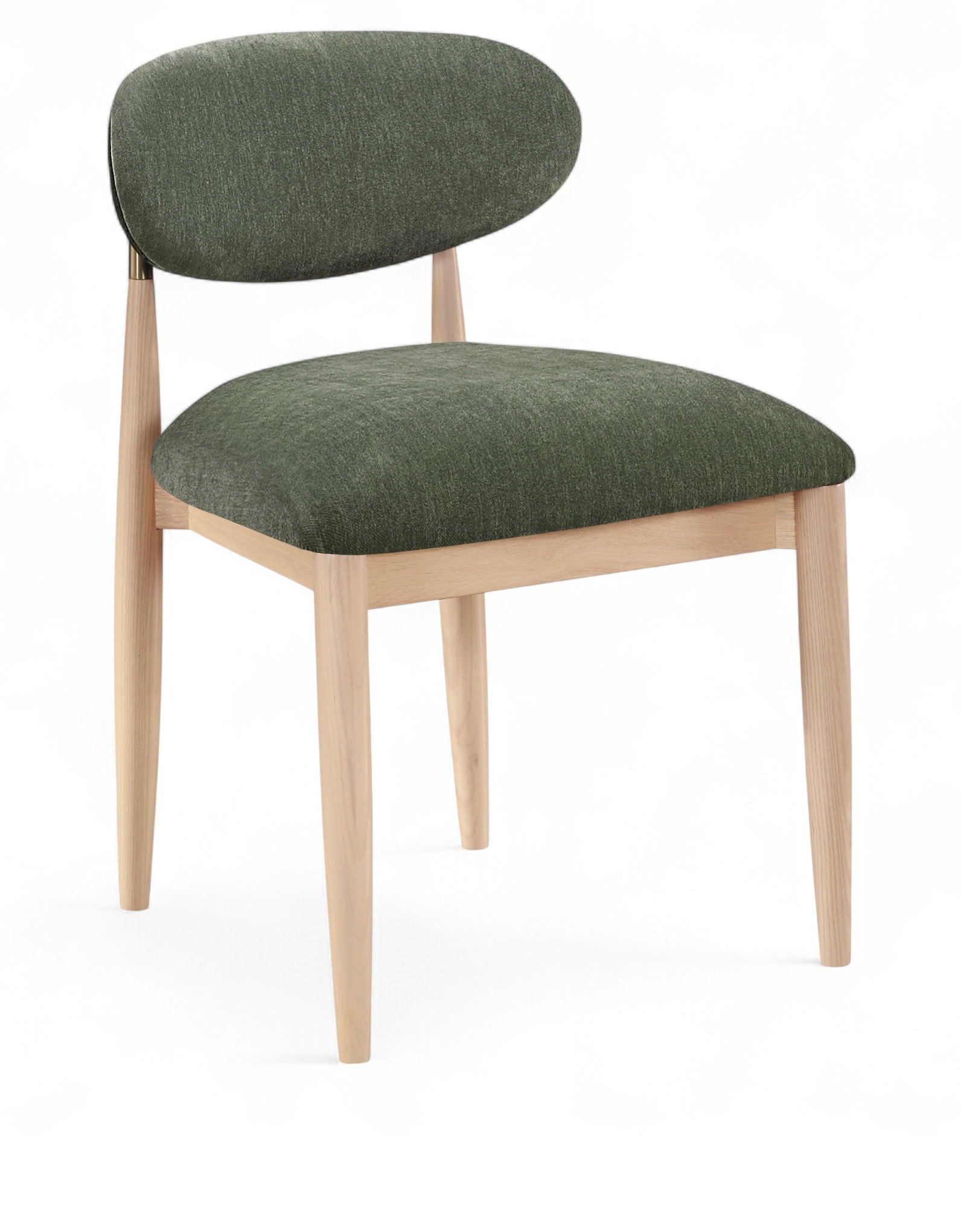 Riccio - Fabric Dining Side Chair (Set of 2) - Natural Frame - Urban Living Furniture (Los Angeles, CA)