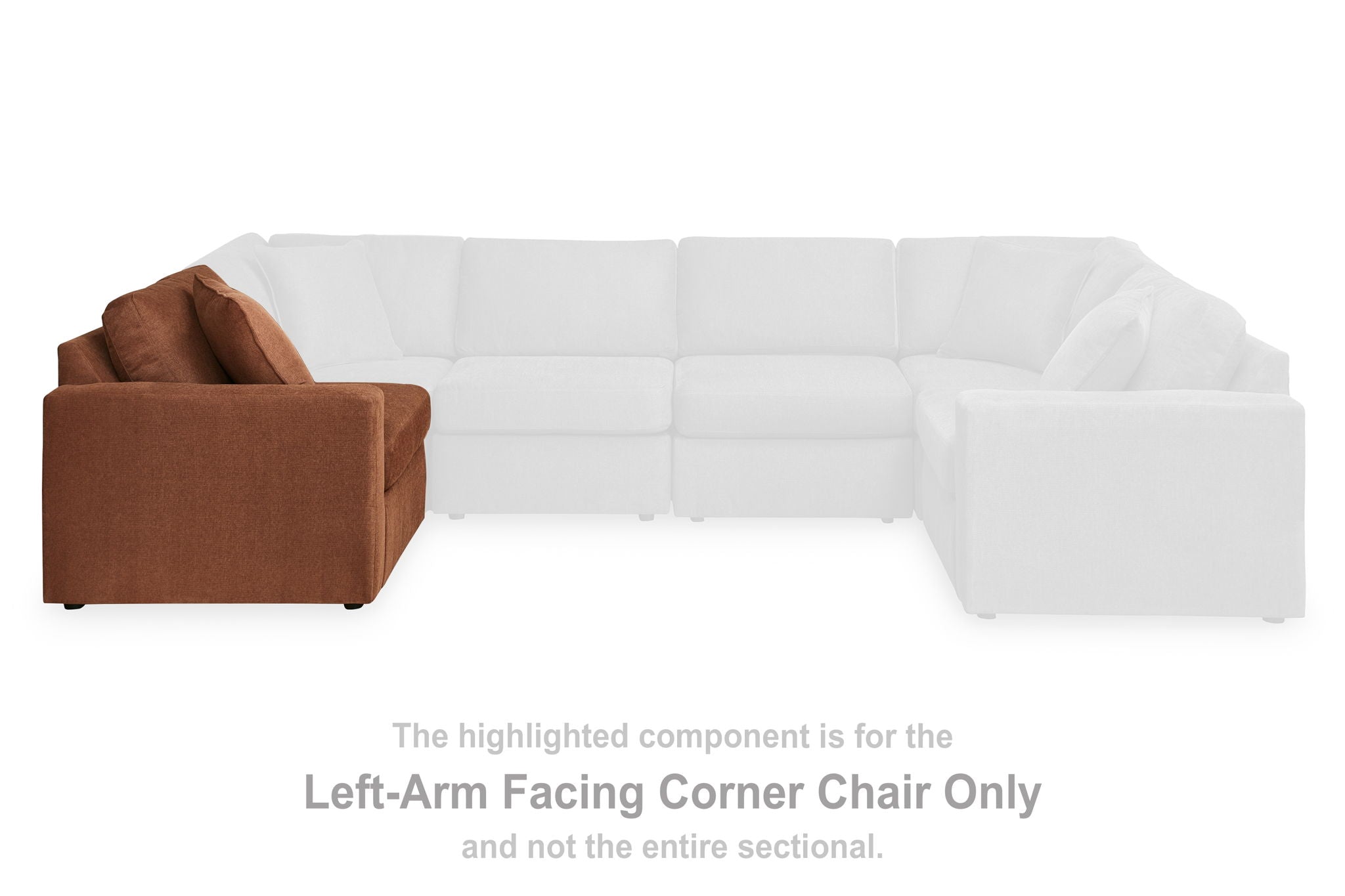 Modmax - Spice - Laf Corner Chair - Urban Living Furniture (Los Angeles, CA)