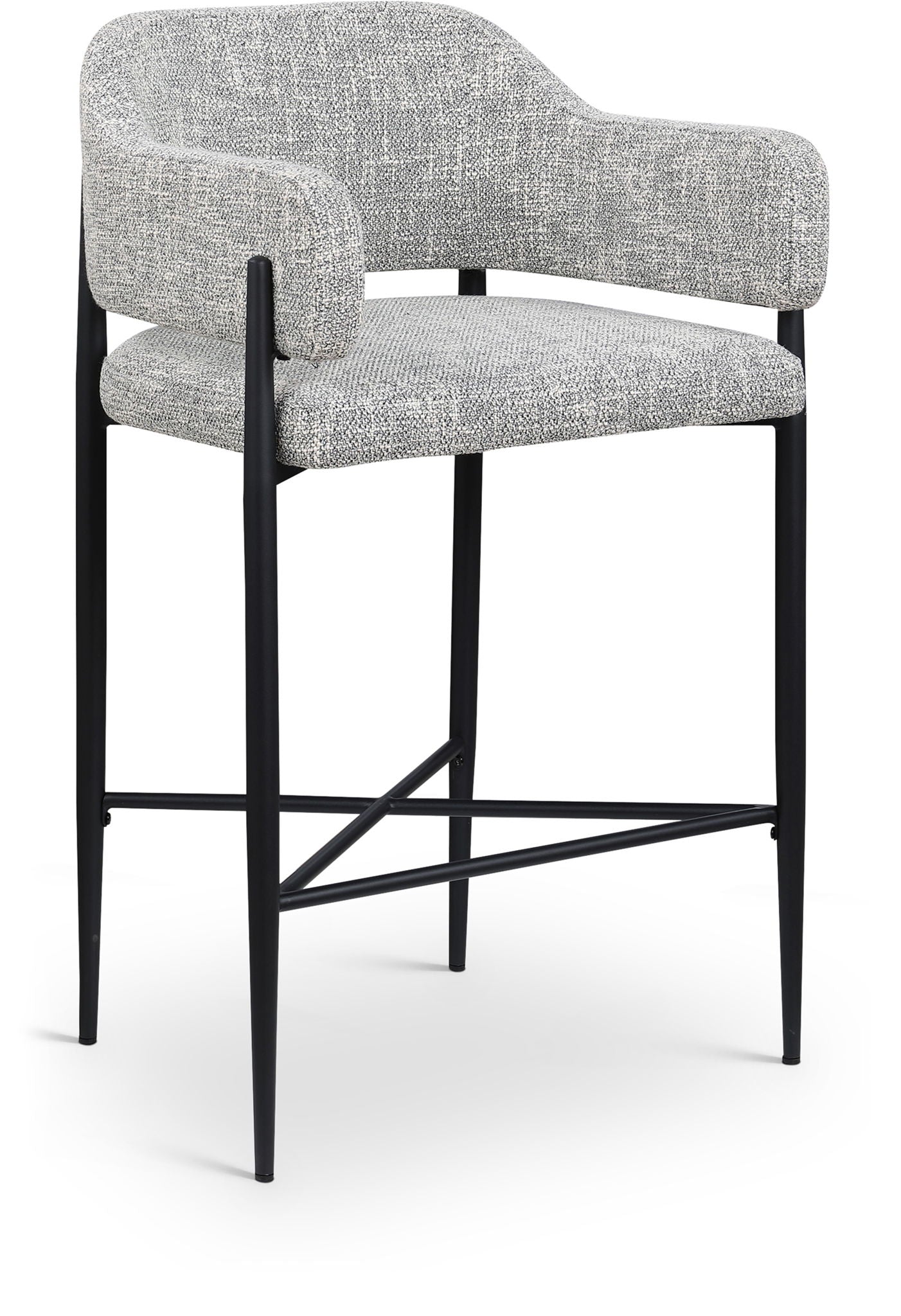 Dame - Fabric Upholstered Counter Stool (Set of 2) - Urban Living Furniture (Los Angeles, CA)