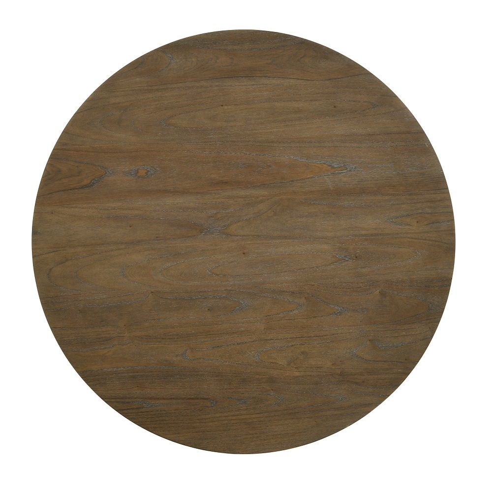 Cillin - Round Dining Table - Walnut & Antique White - Urban Living Furniture (Los Angeles, CA)