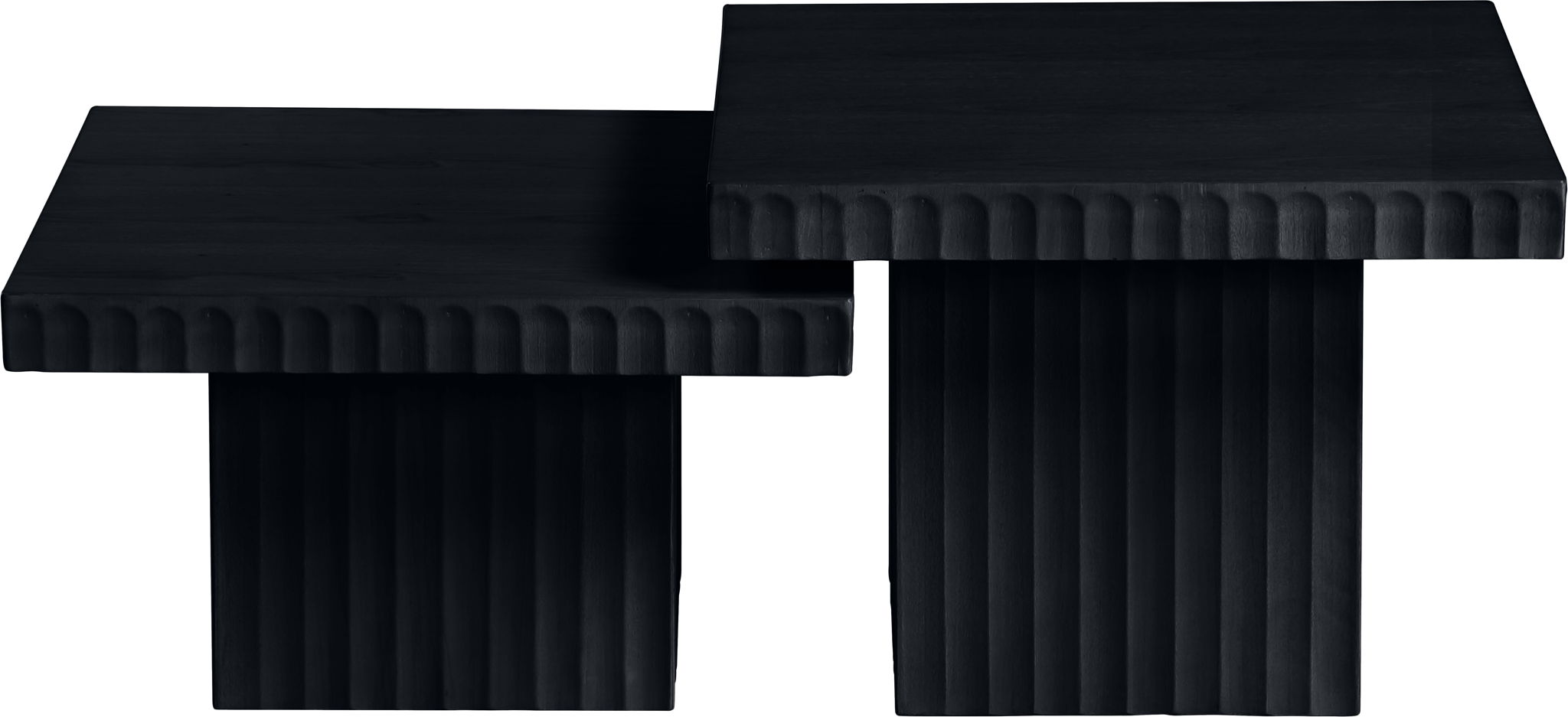 Spencer - 15" Oak Veneer 2 Piece Coffee Table - Urban Living Furniture (Los Angeles, CA)