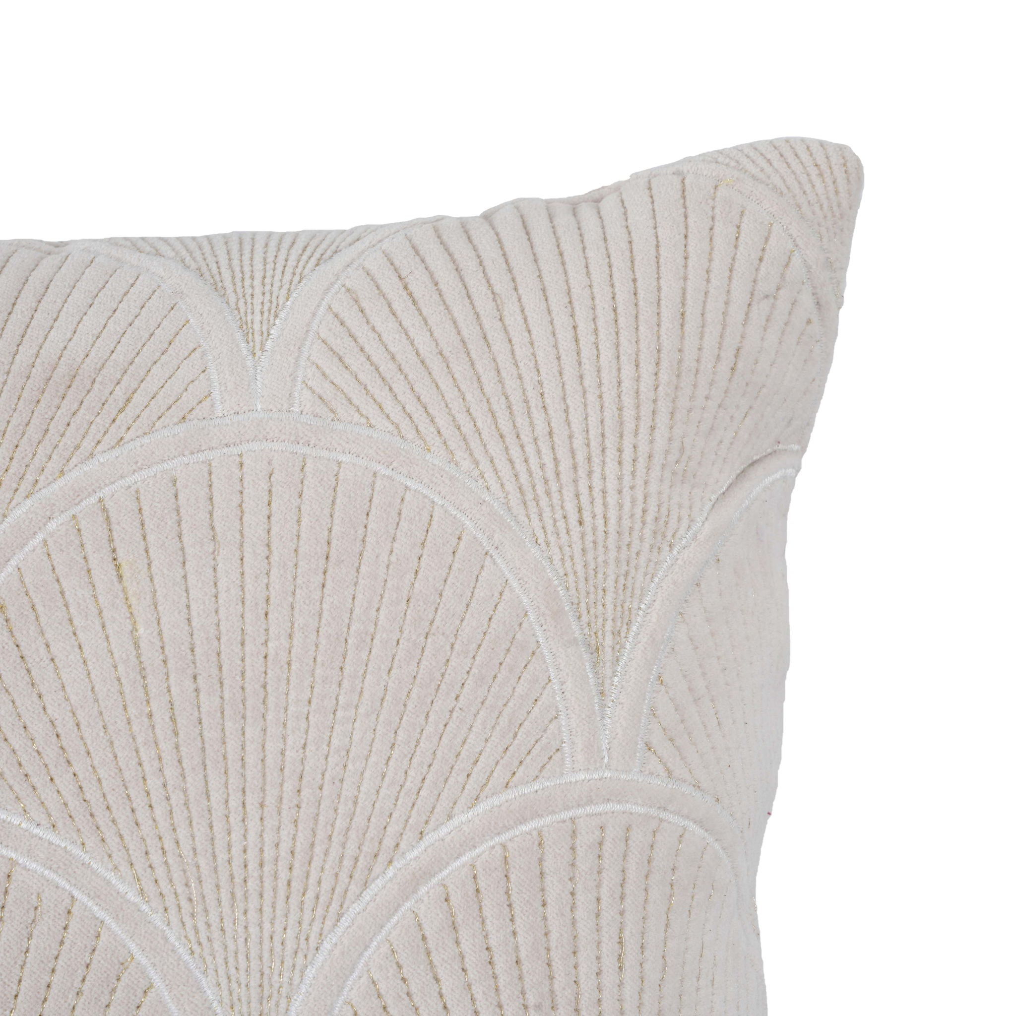 Destiny - Woven Cushion - White