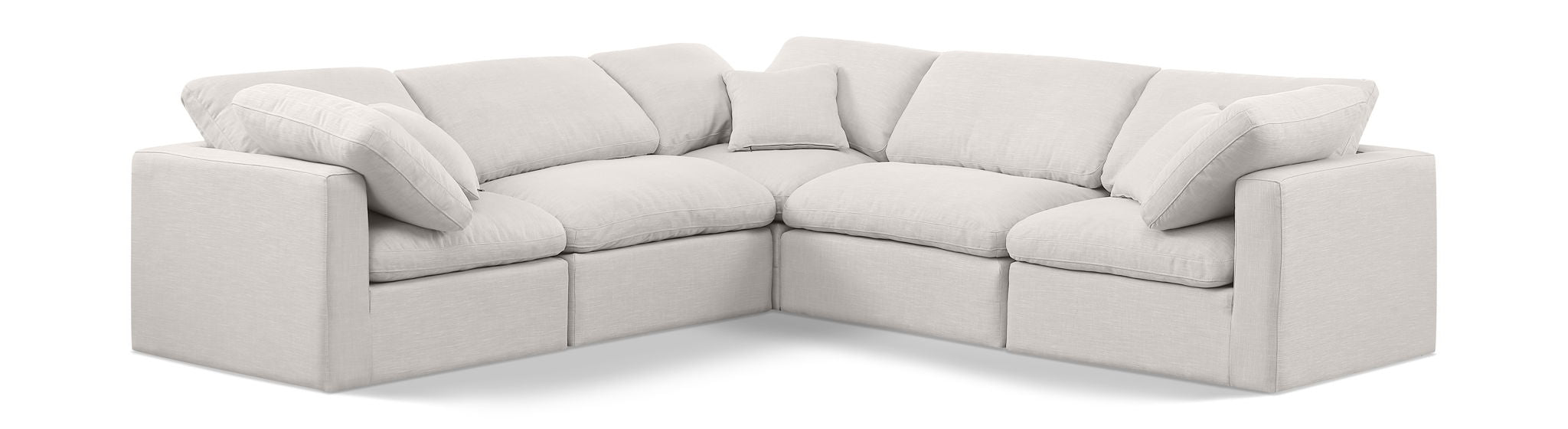 Indulge - Linen 5 Piece Modular Corner Sectional - Urban Living Furniture (Los Angeles, CA)