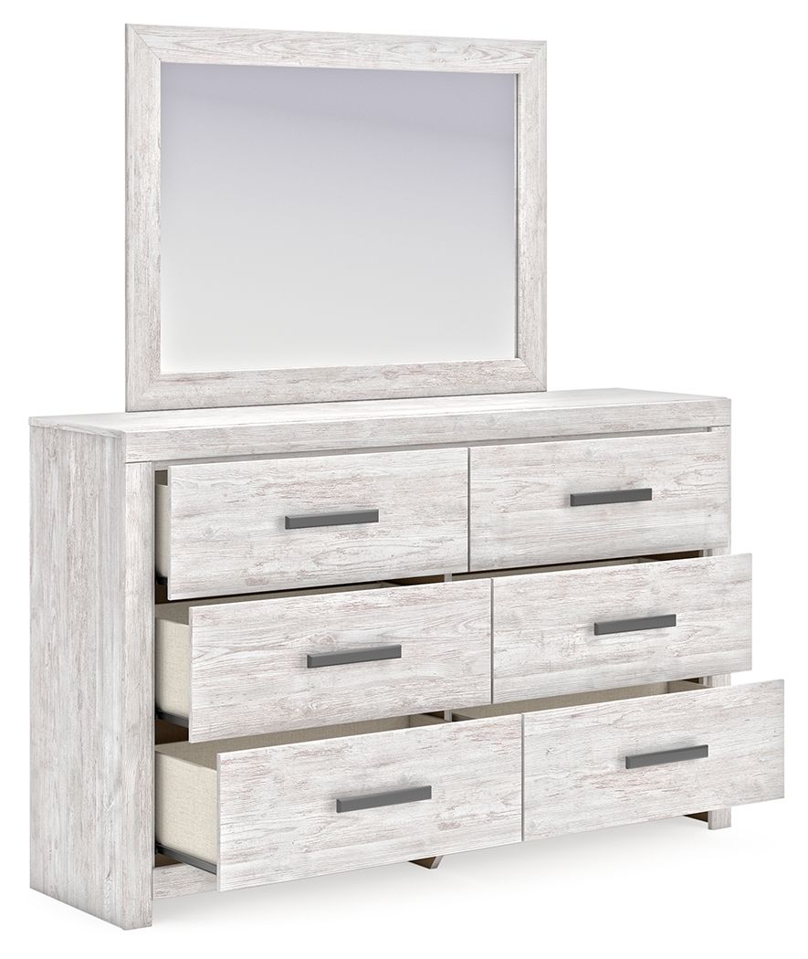Cayboni - Whitewash - Dresser And Mirror - Urban Living Furniture (Los Angeles, CA)