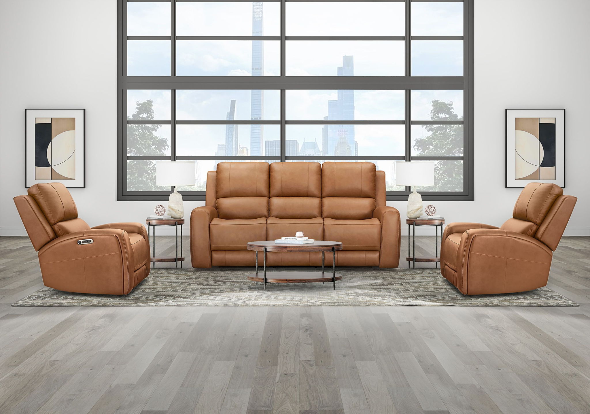 Belmont - Zero Gravity Power Reclining Living Room Set - Urban Living Furniture (Los Angeles, CA)