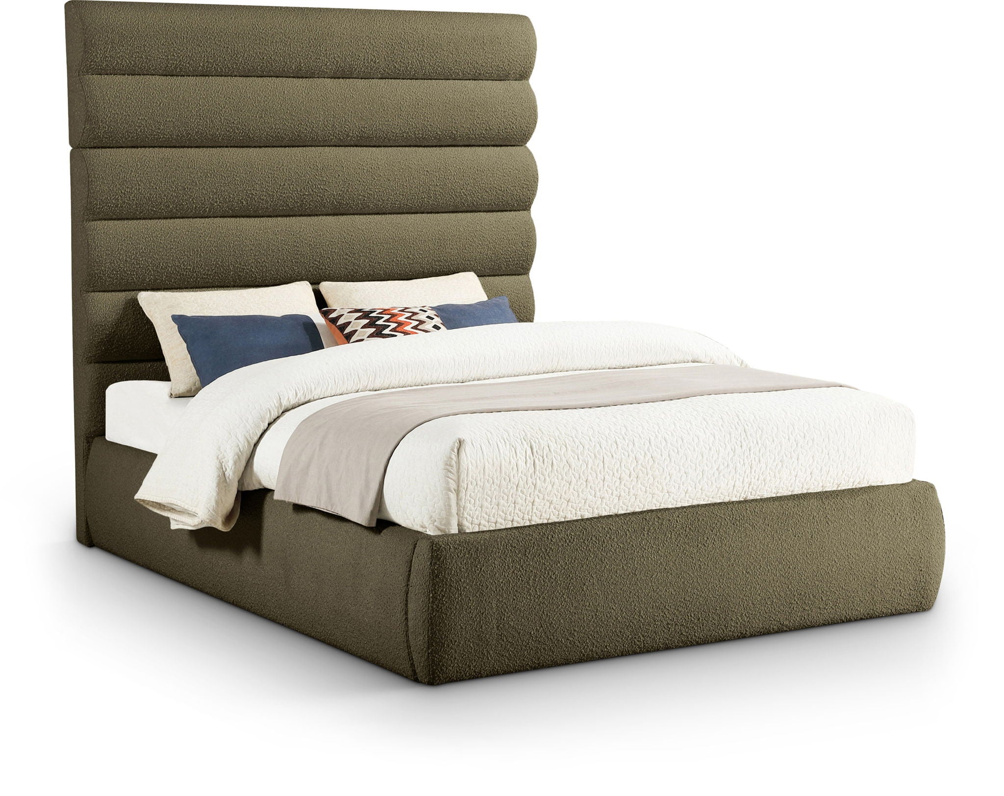 Adam - Boucle Fabric Bed With 70.5" Headboard - Urban Living Furniture (Los Angeles, CA)