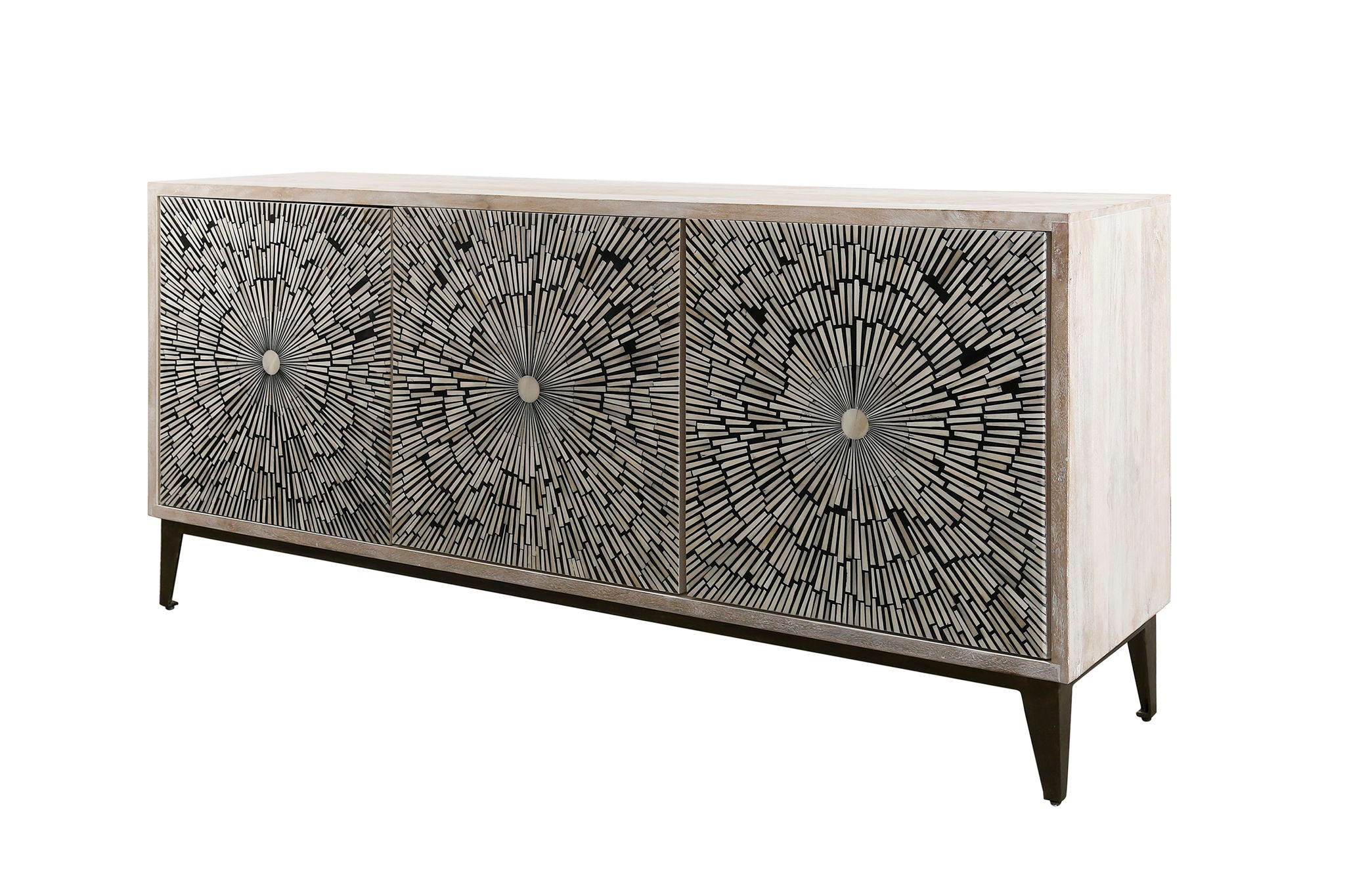 Crossings - Big Bang Console - Light Washed Natural - Urban Living Furniture (Los Angeles, CA)
