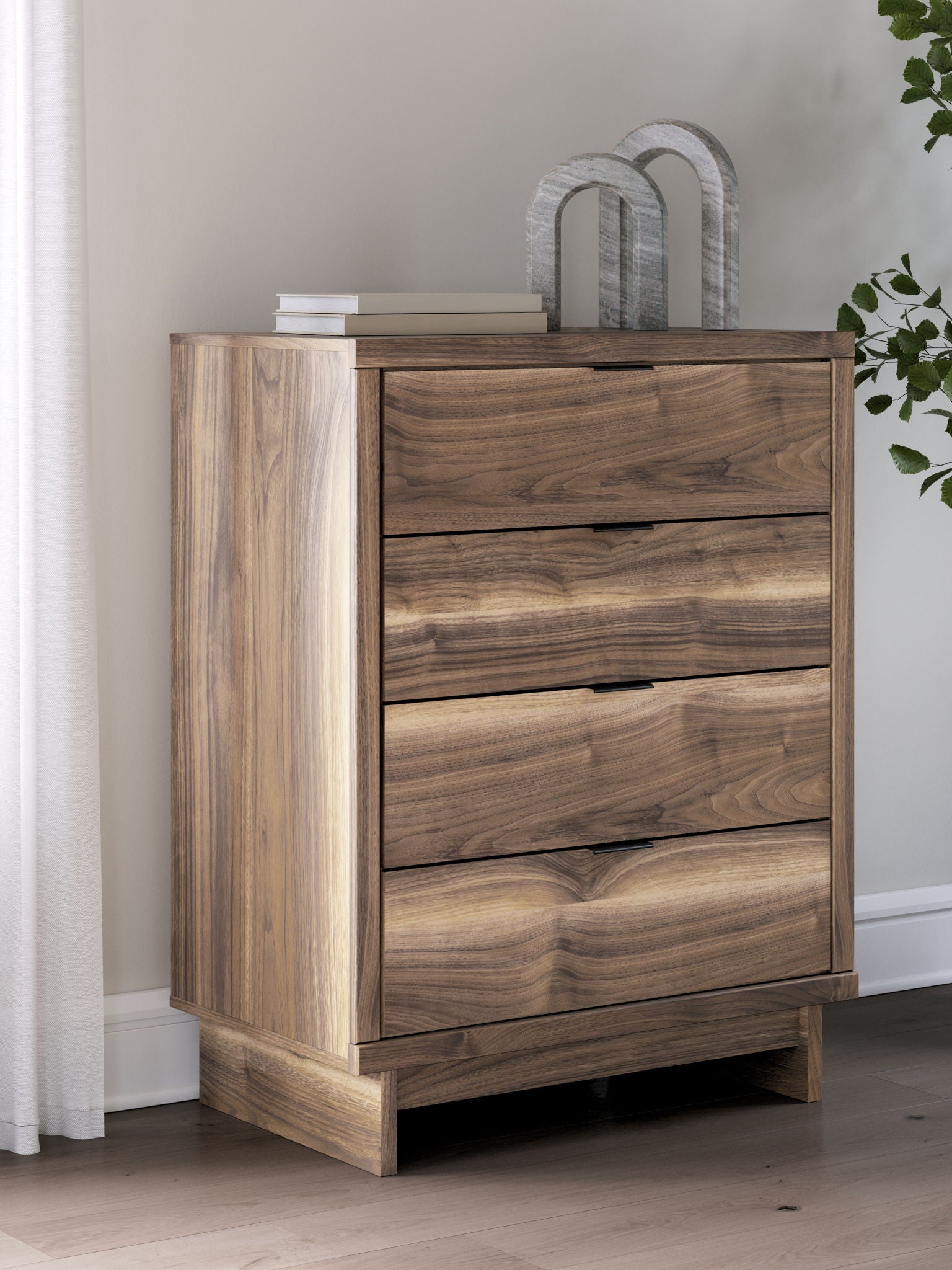 Chirason - Brown - Four Drawer Chest - Urban Living Furniture (Los Angeles, CA)