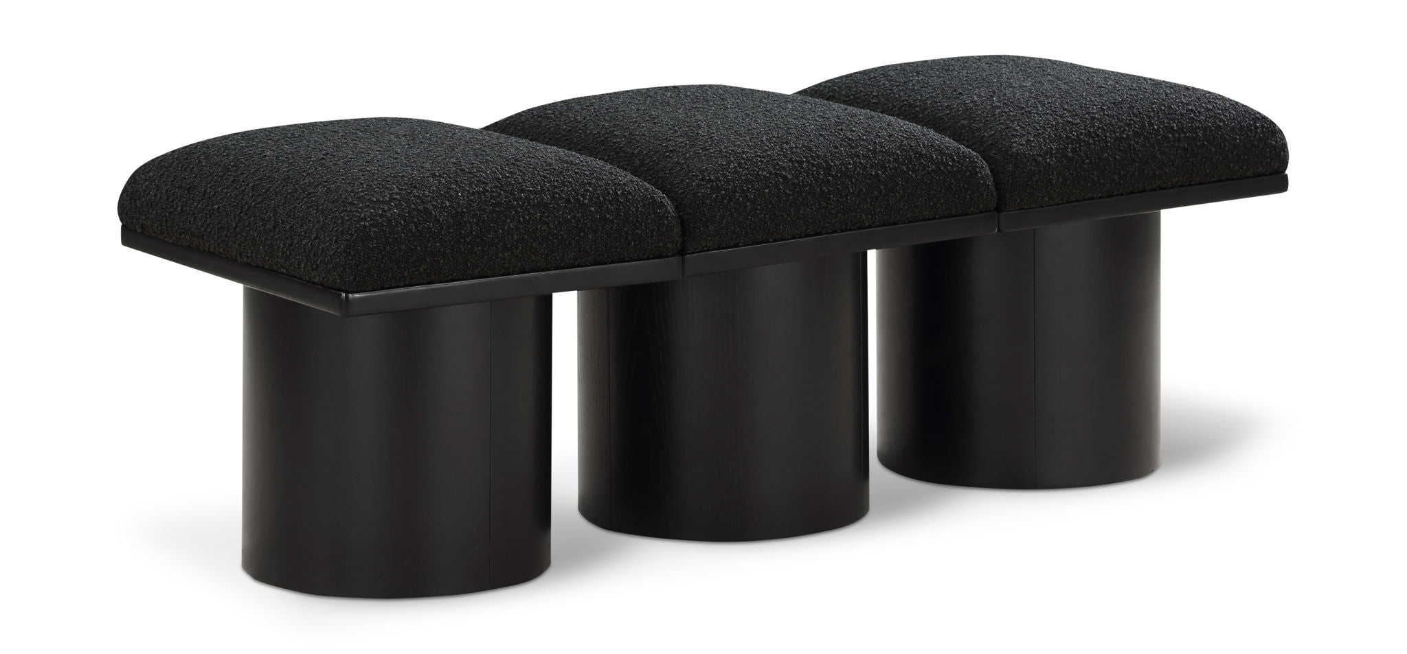 Pavilion - 3 Piece Modular Bench With Black Base - Urban Living Furniture (Los Angeles, CA)